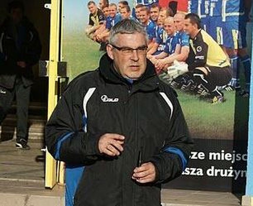 Tomasz Arteniuk, na zdjęciu jeszcze jako trener Olimpii Elbląg. Fot. Michał Kuna