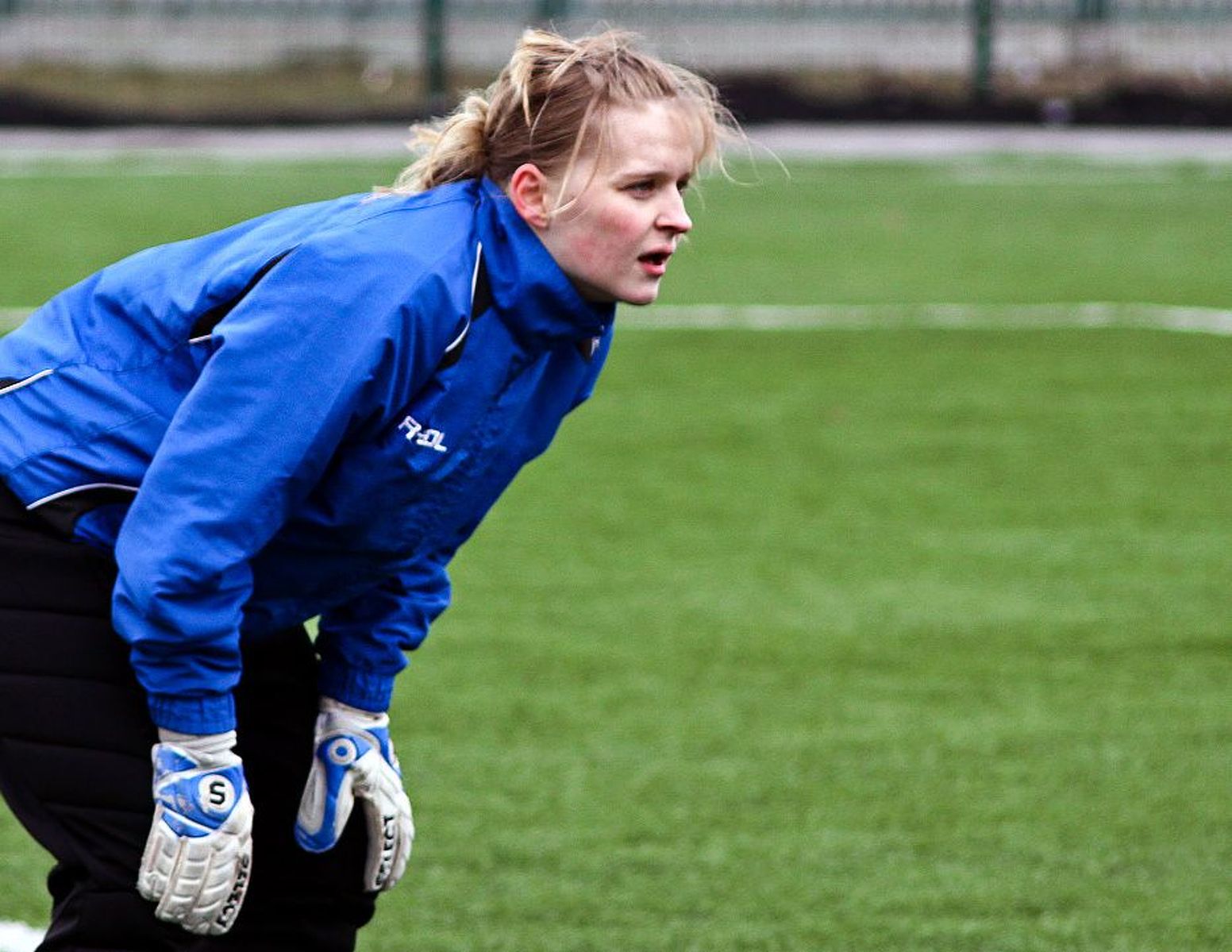 Agata Brodzińska - bramkarka OKS Stomil Olsztyn. Fot. Artur Szczepański