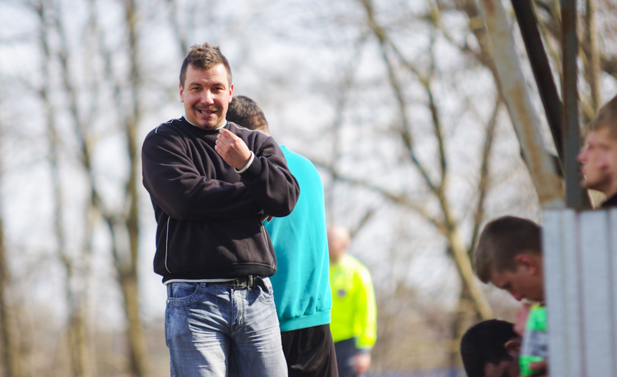 Na zdjęciu Waldemar Wolski, trener DKS Dobre Miasto. fot: dks.futbolowo.pl