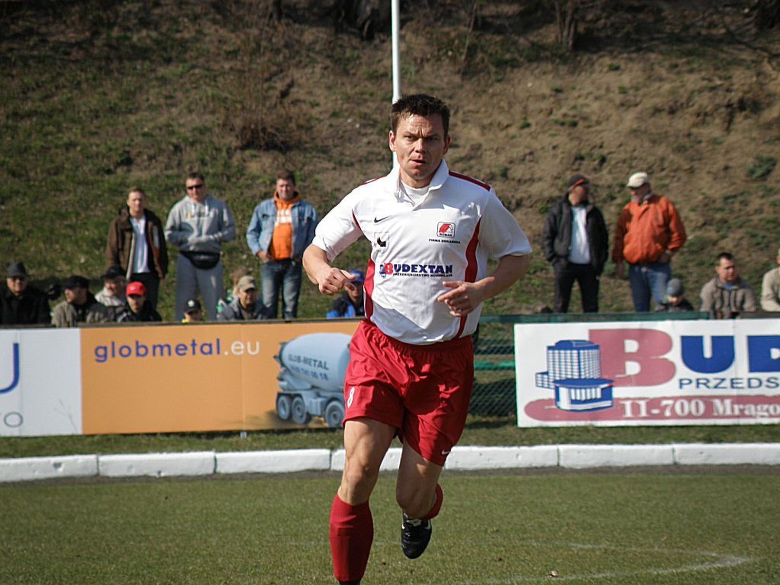 Mariusz Machniak zdobył jedną z bramek w sparingu. Fot. Piotr Piercewicz