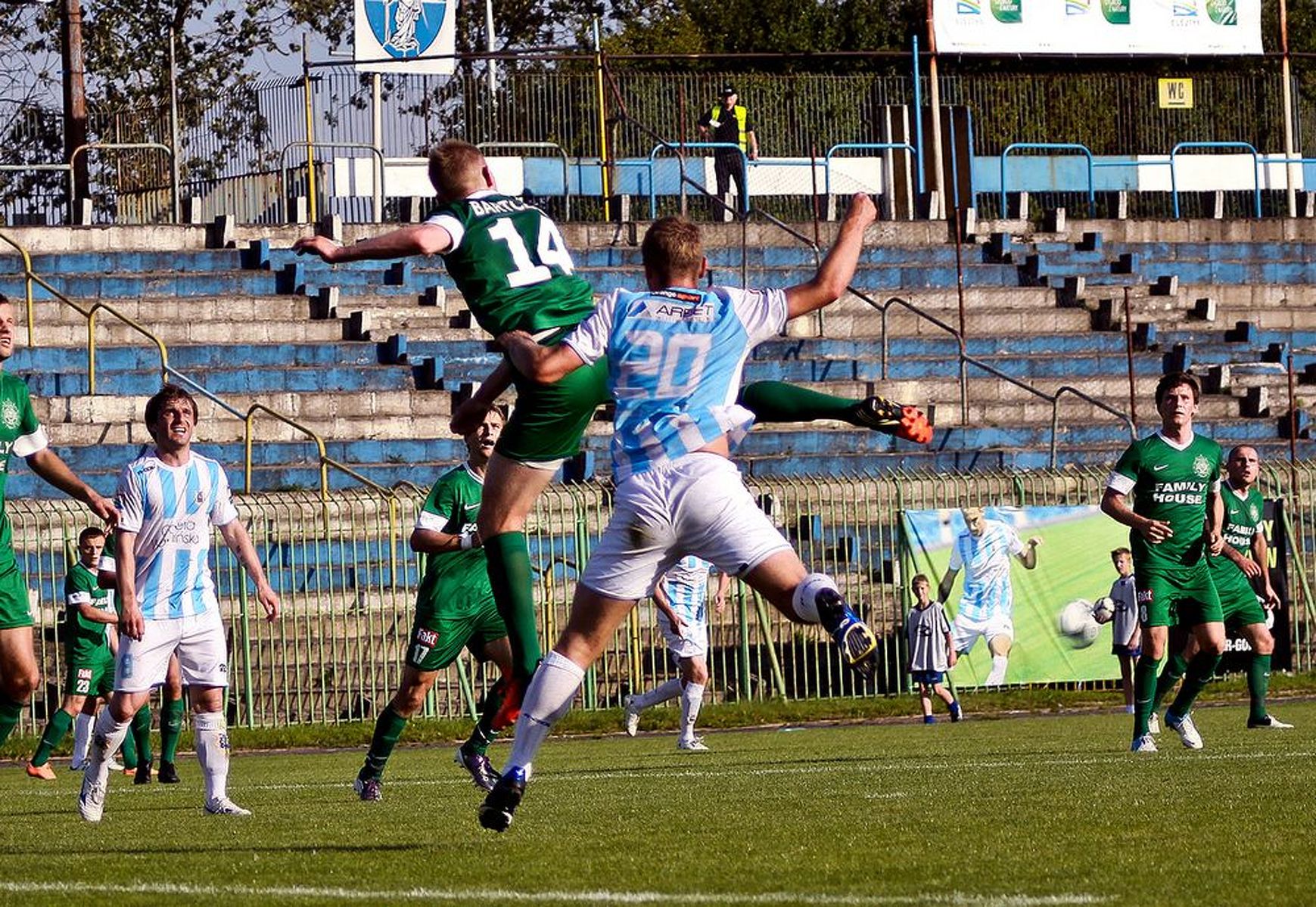 Stomil Olsztyn przegrał 0:2 z Wartą Poznań. Fot. Artur Szczepański