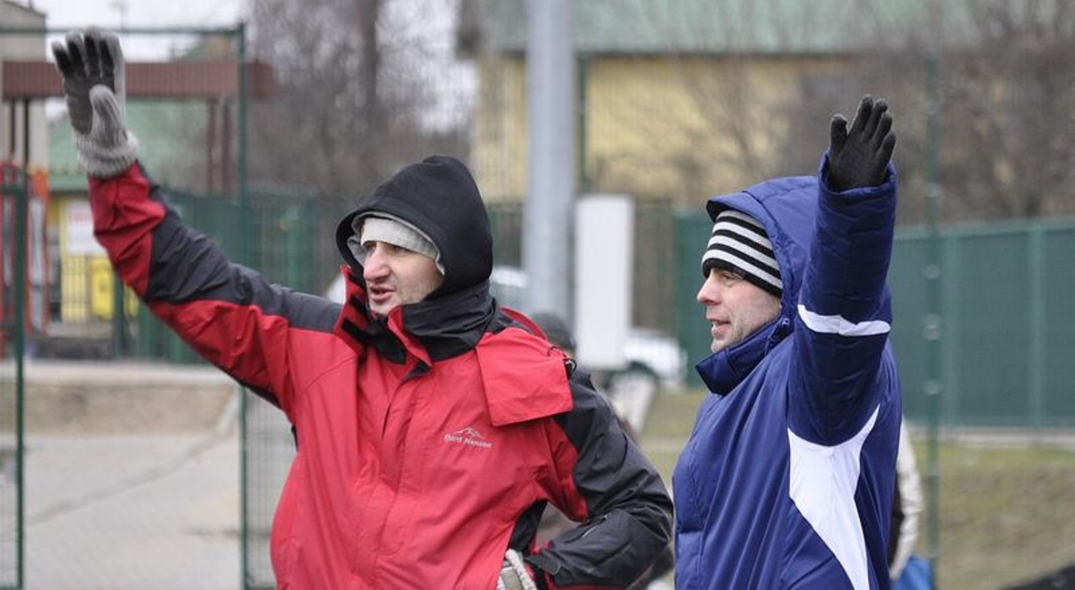 Grzegorz Żytkiewicz i Michał Alancewicz zgłaszają gotowość do gry. Fot. em