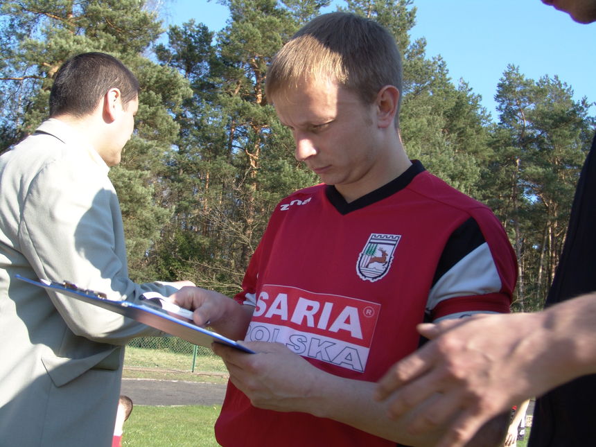 Paweł Pietrzak wraca do swojego byłego klubu. Fot. Tygodnik Szczytno