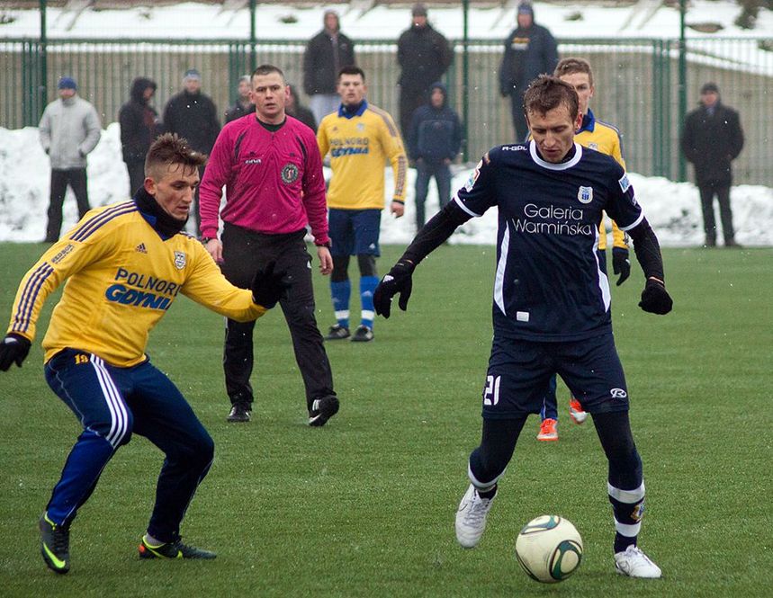 Stomil Olsztyn zremisował 1:1 z Arką Gdynia. Fot. Artur Szczepański