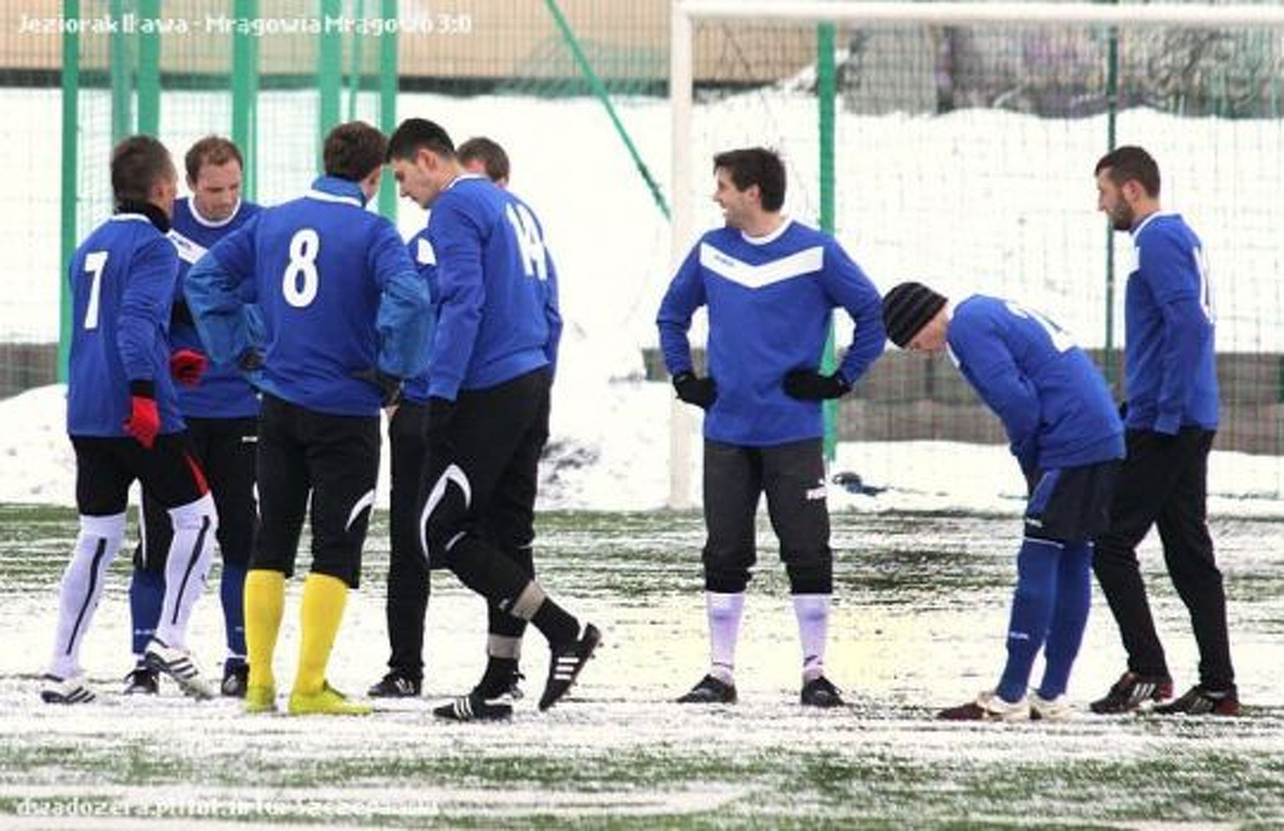 Piłkarze Jezioraka przegrali z Olimpią Grudziądz 0:2. Fot. Artur Szczepański