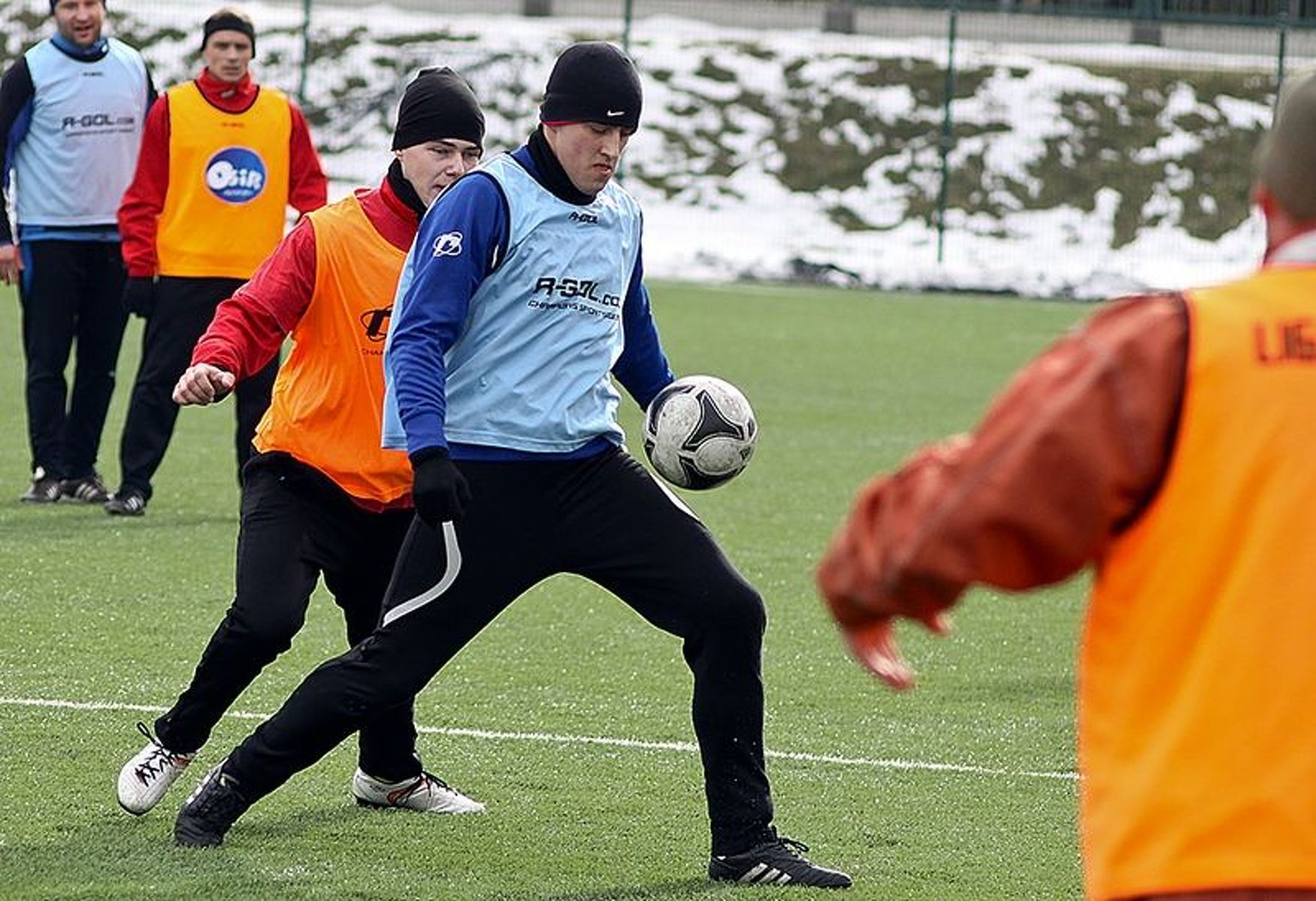 MKS Jeziorany - Tęcza Miłomłyn 2:2. Fot. Artur Szczepański