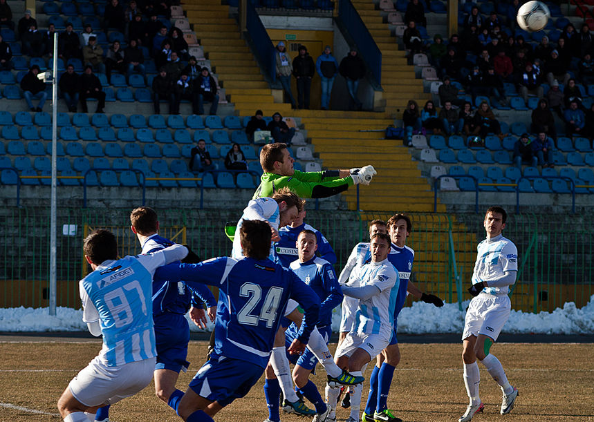 Stomil zremisował 0:0. Fot. Artur Szczepański