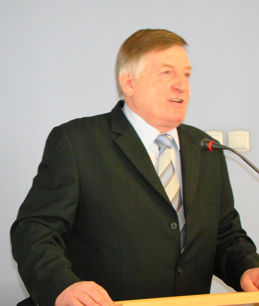 Prezes i sponsor Startu Czesław Kozłowski. Fot. Elek Cichosz