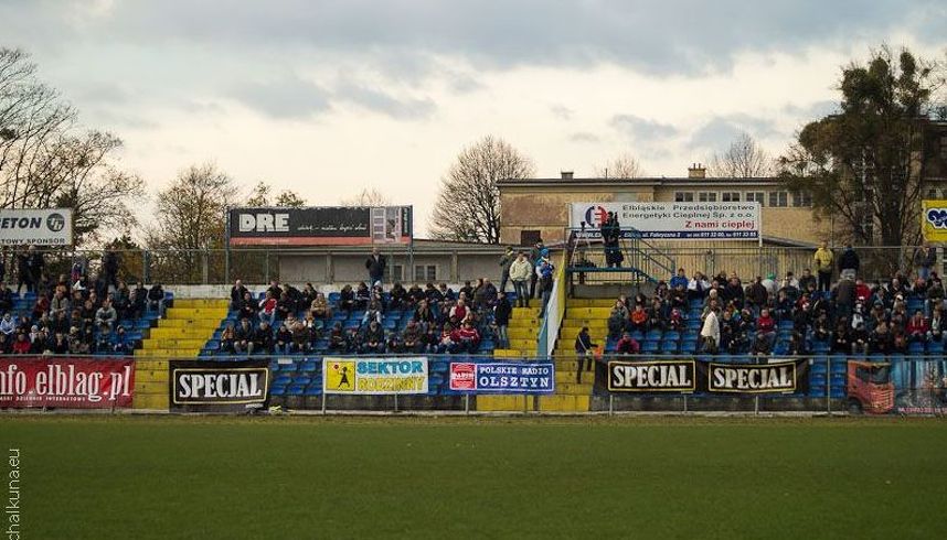 Kibice w Elblągu nie obejrzą w środę meczu Olimpia Elbląg - Stal Rzeszów. Fot. Michał Kuna