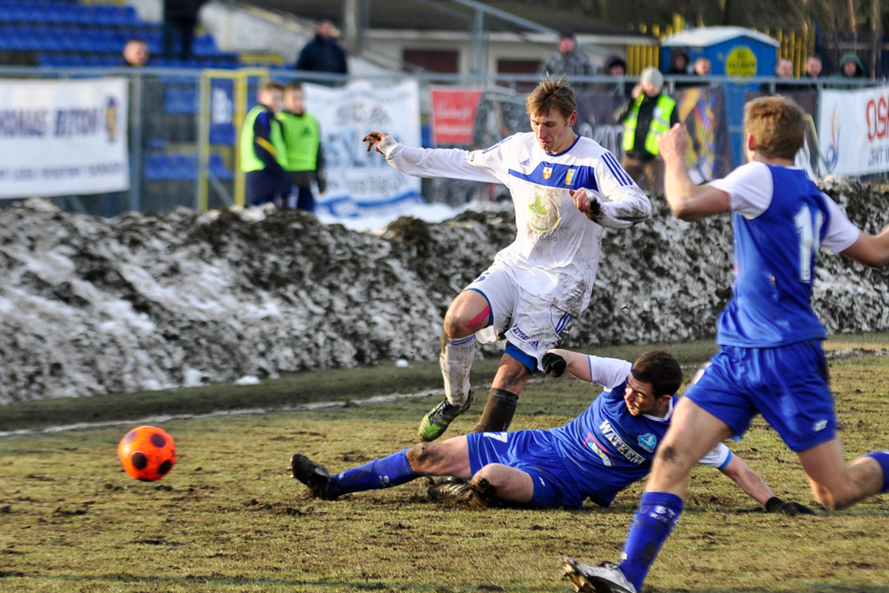 Olimpia Elbląg zremisowała 0:0 ze Stalą Rzeszów. Fot. Michał Kalinowski