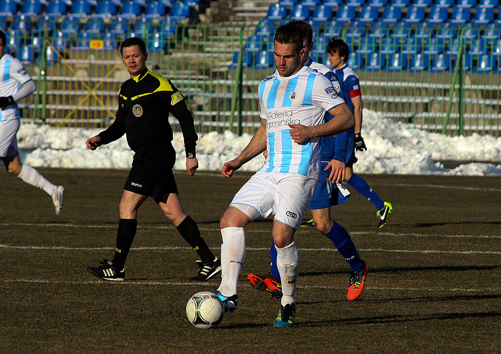 Michał Glanowski w akcji. Fot. Artur Szczepański