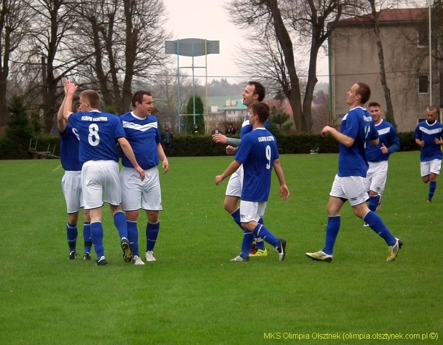 Olimpia Olszytnek ograła 1:0 Tęczę. Fot. olimpia.olsztynek.com.pl