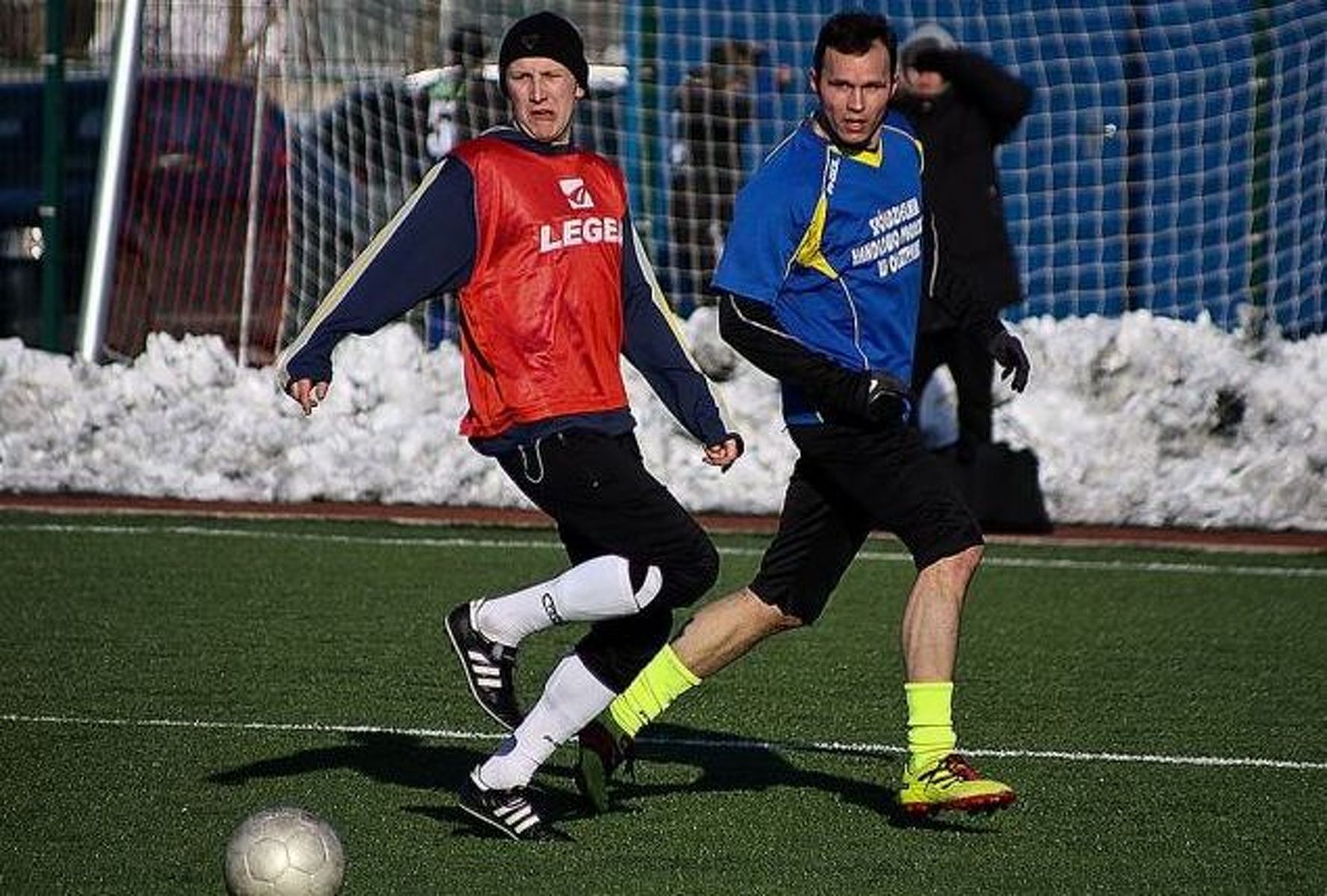 Olimpia Olsztynek przegrała 0:2 z Polonią Pasłęk. Fot. Artur Szczepański