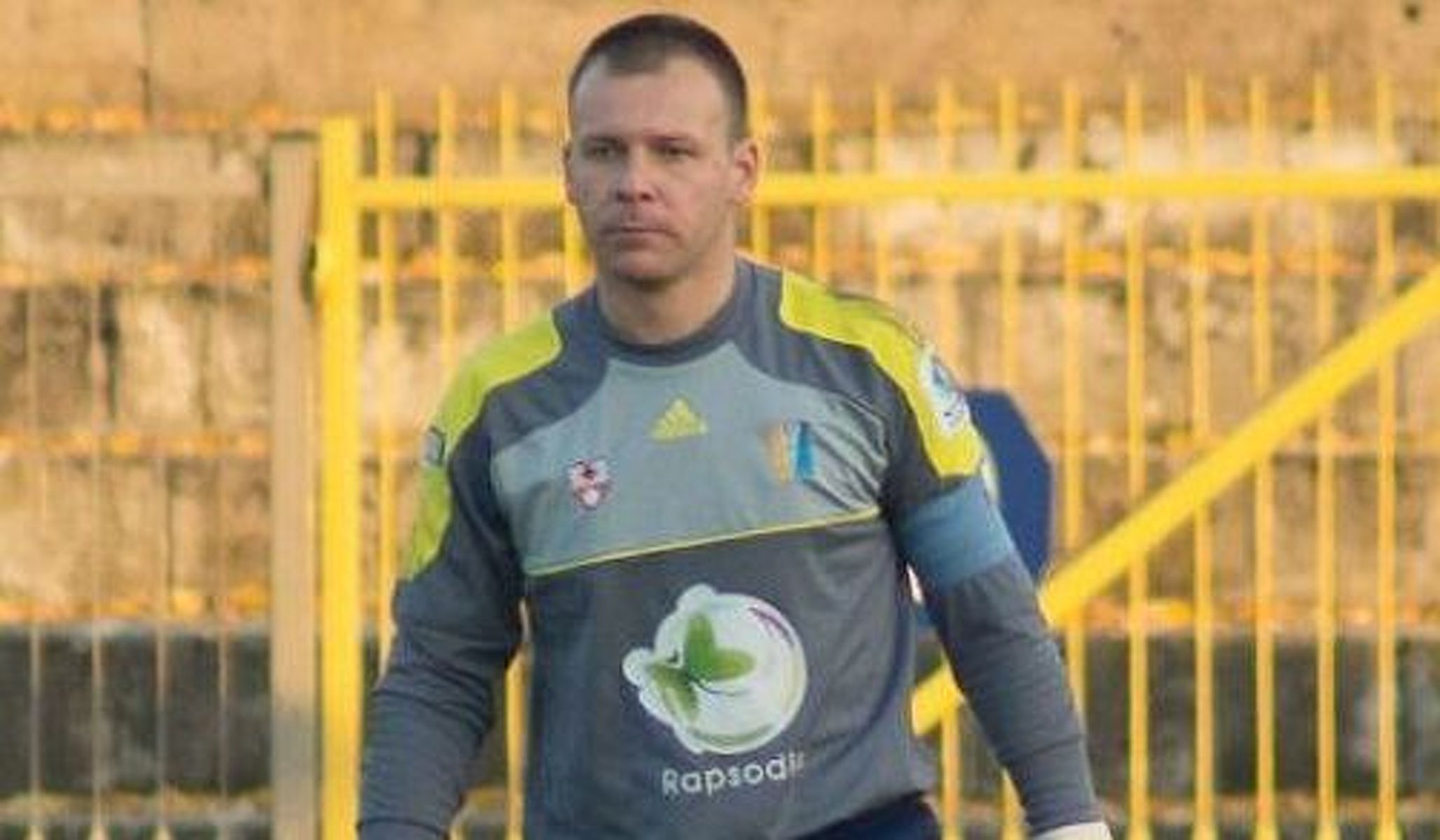 Bramkarz Olimpii Elbląg znowu zachował czyste konto. Fot. Michał Kuna