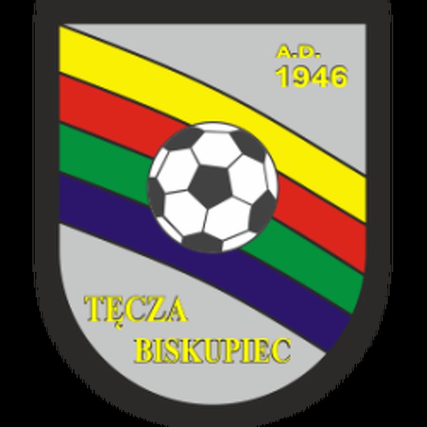 Herb Tęczy Biskupiec. Fot. 90minut.pl