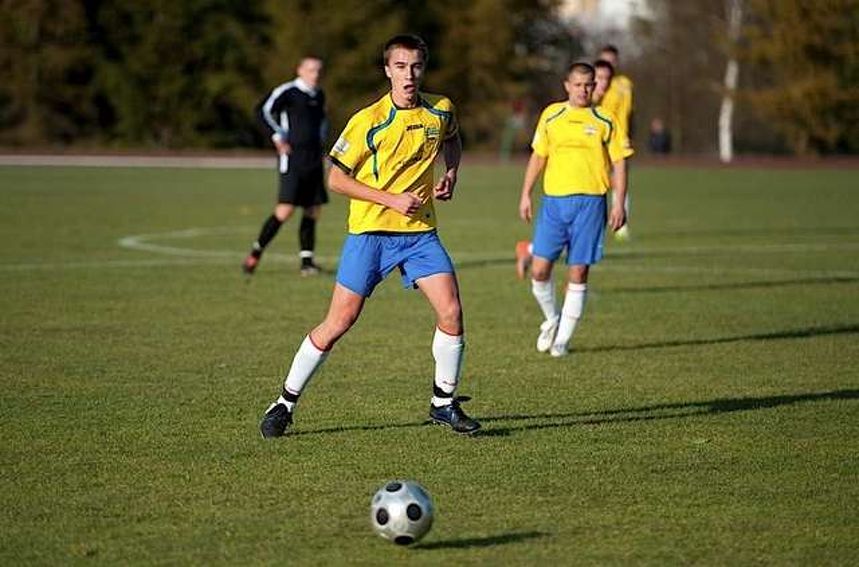 Dawid Ksiuk w akcji. Fot. lubawa.wm.pl