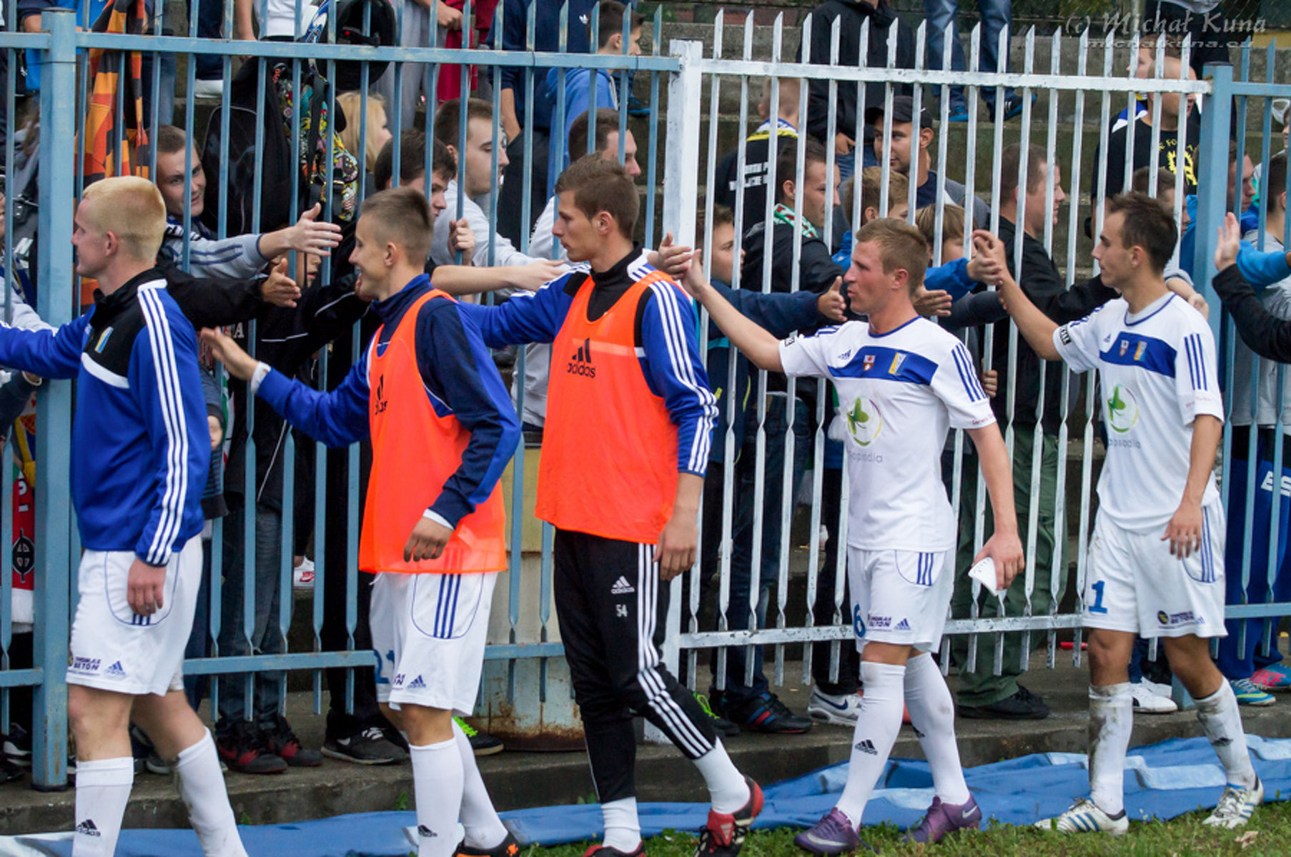 Olimpia Elbląg pewnie pokonala Siarkę Tarnobrzeg 2:0. Fot. Michał Kuna