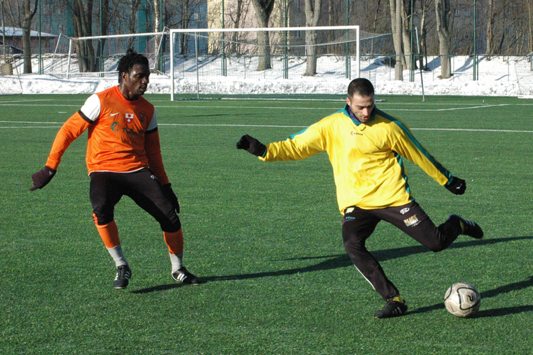 Concordia Elbląg wygrała w swoim ostatnim sparingu w Olecku 3:2 Fot. Paweł Piekutowski