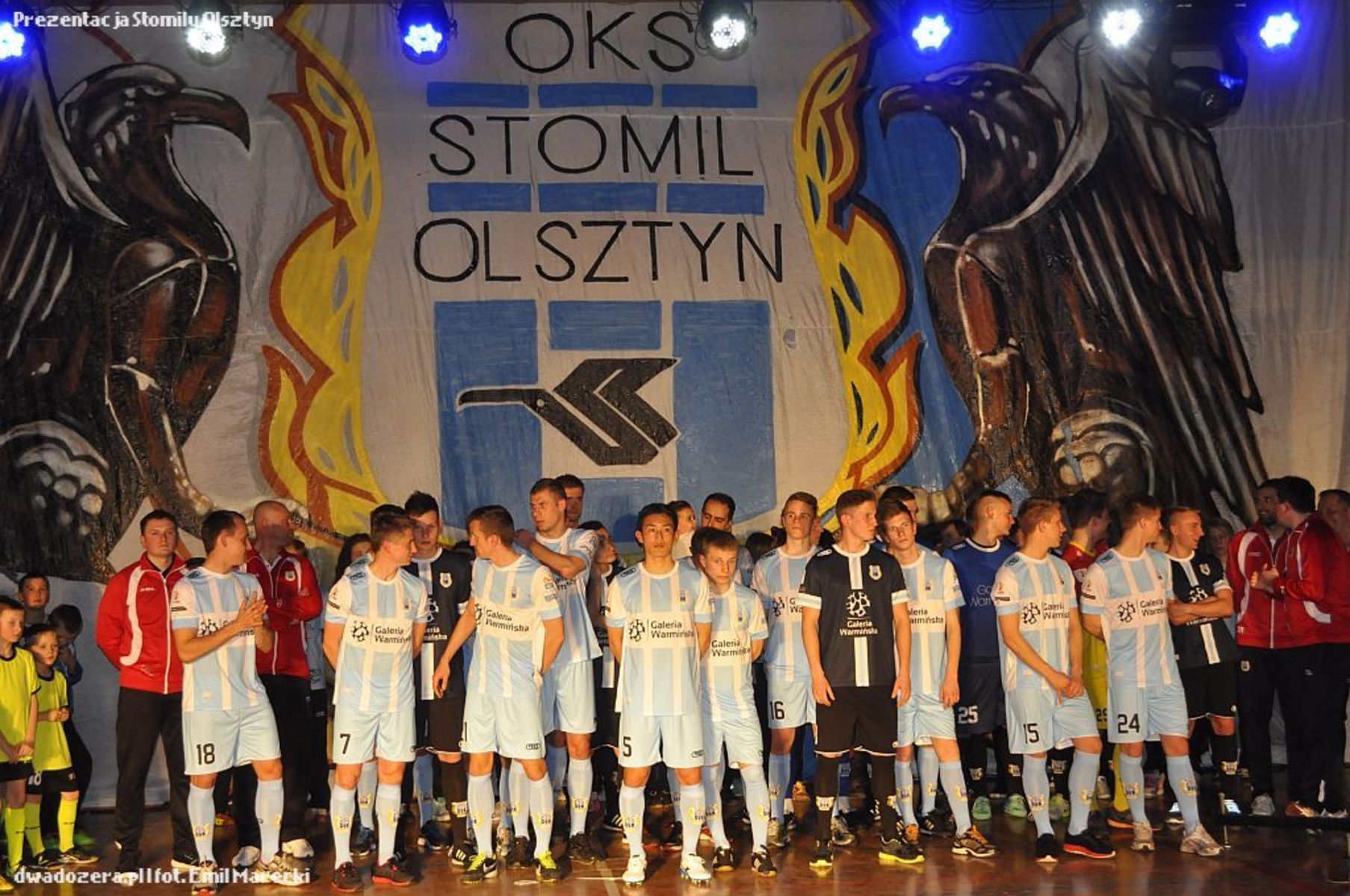 To była prezentacja z ekstraklasowym rozmachem. Fot. Emil Marecki