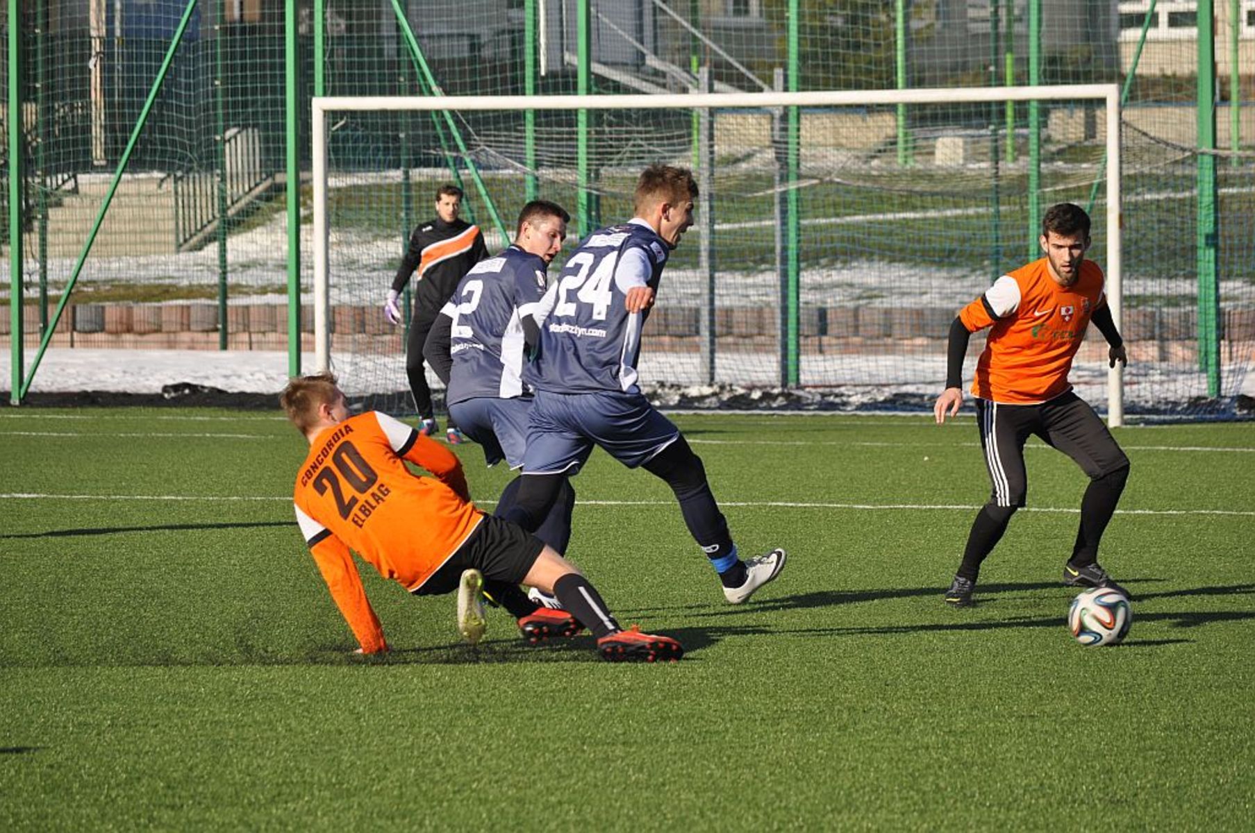 Concordia Elblag remisuje 1:1. Fot. Emil Marecki