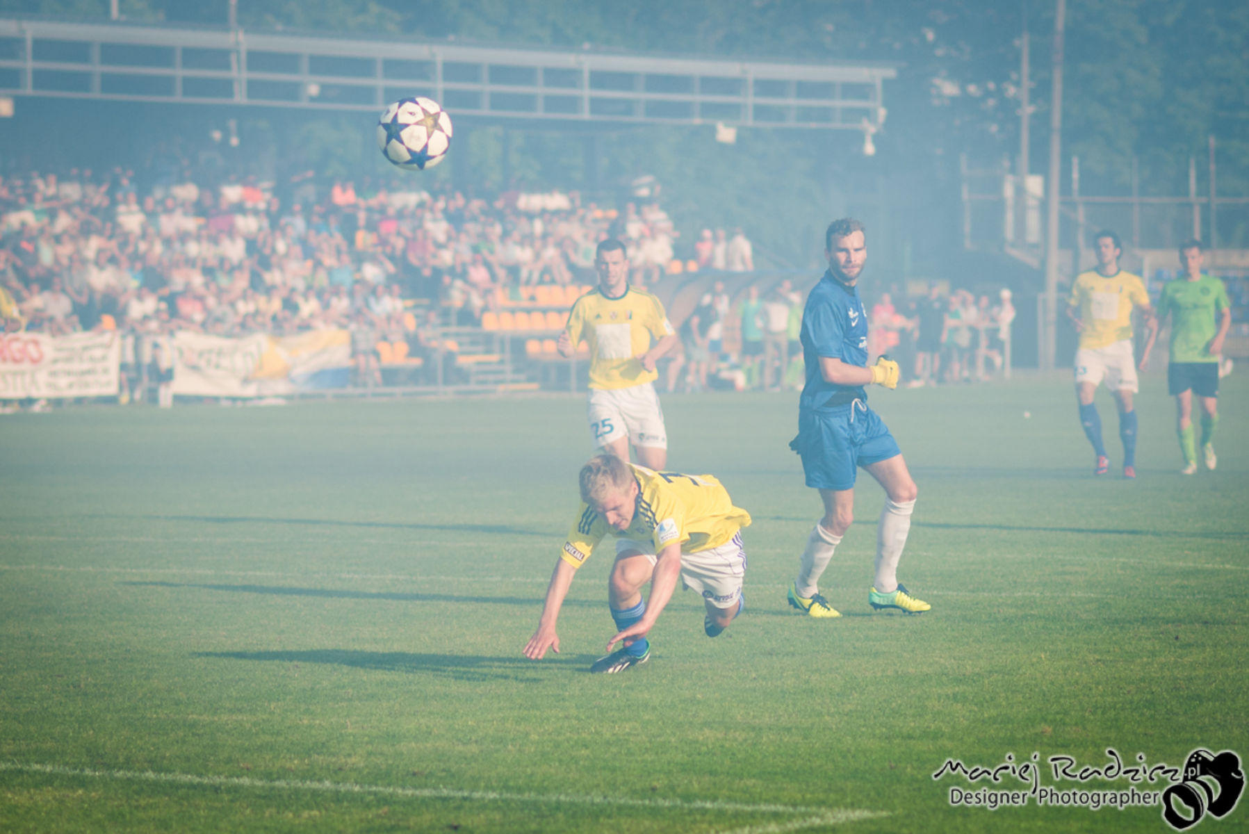 Olimpia, na tę chwilę, spada z II ligi. Fot. Maciej Radzicz