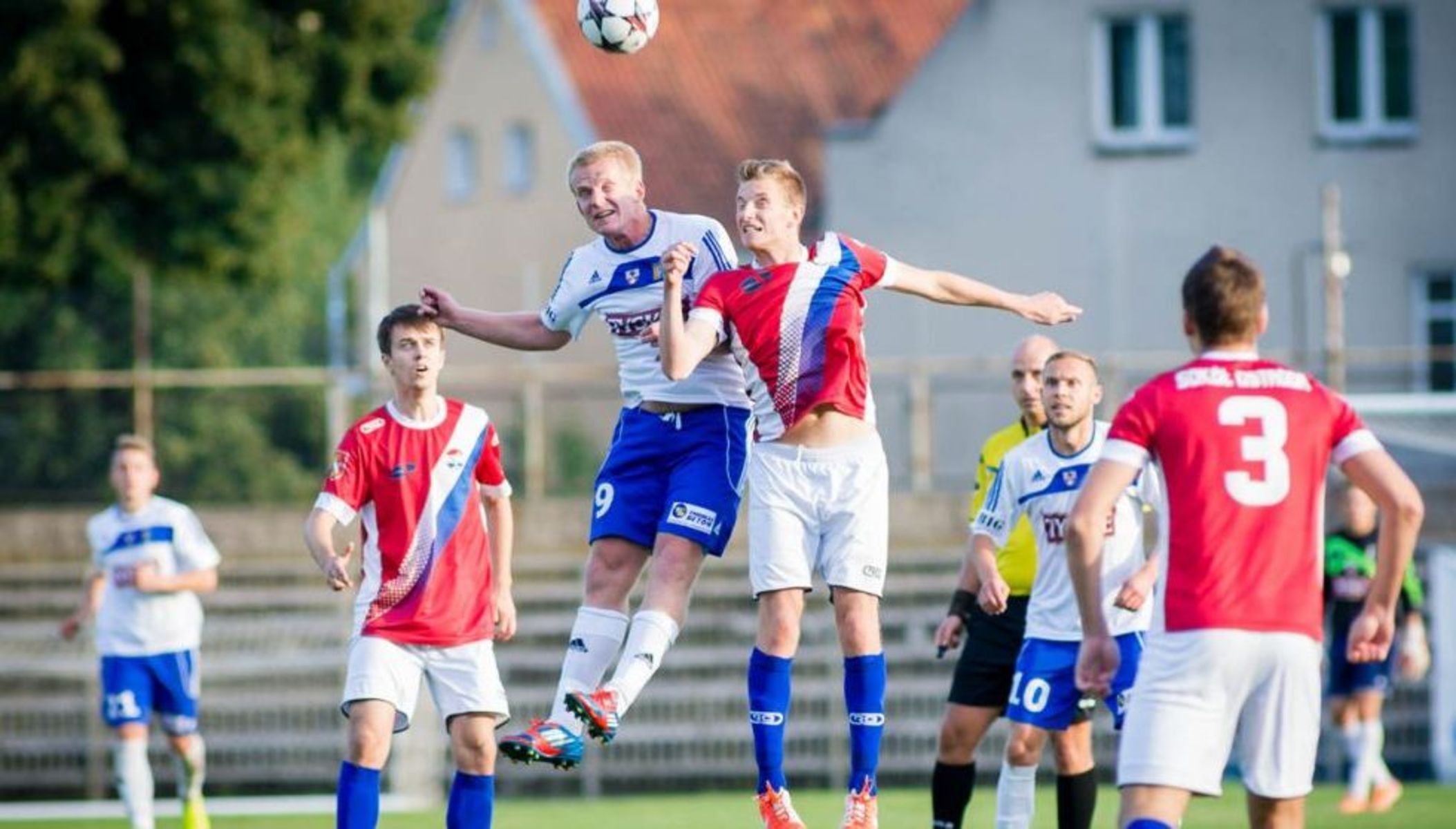 Olimpia Elbląg wygrała 6:1 w Korszach. Fot. Maciej Radzicz