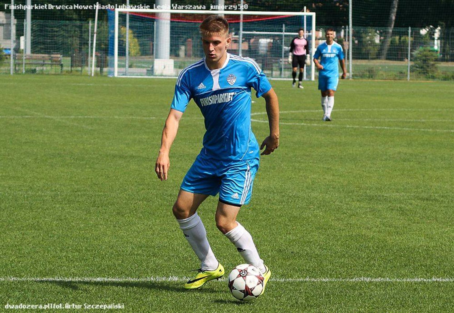Krystian Oleszko to jeden z nowych nabytków Drwęcy. Fot. Artur Szczepański