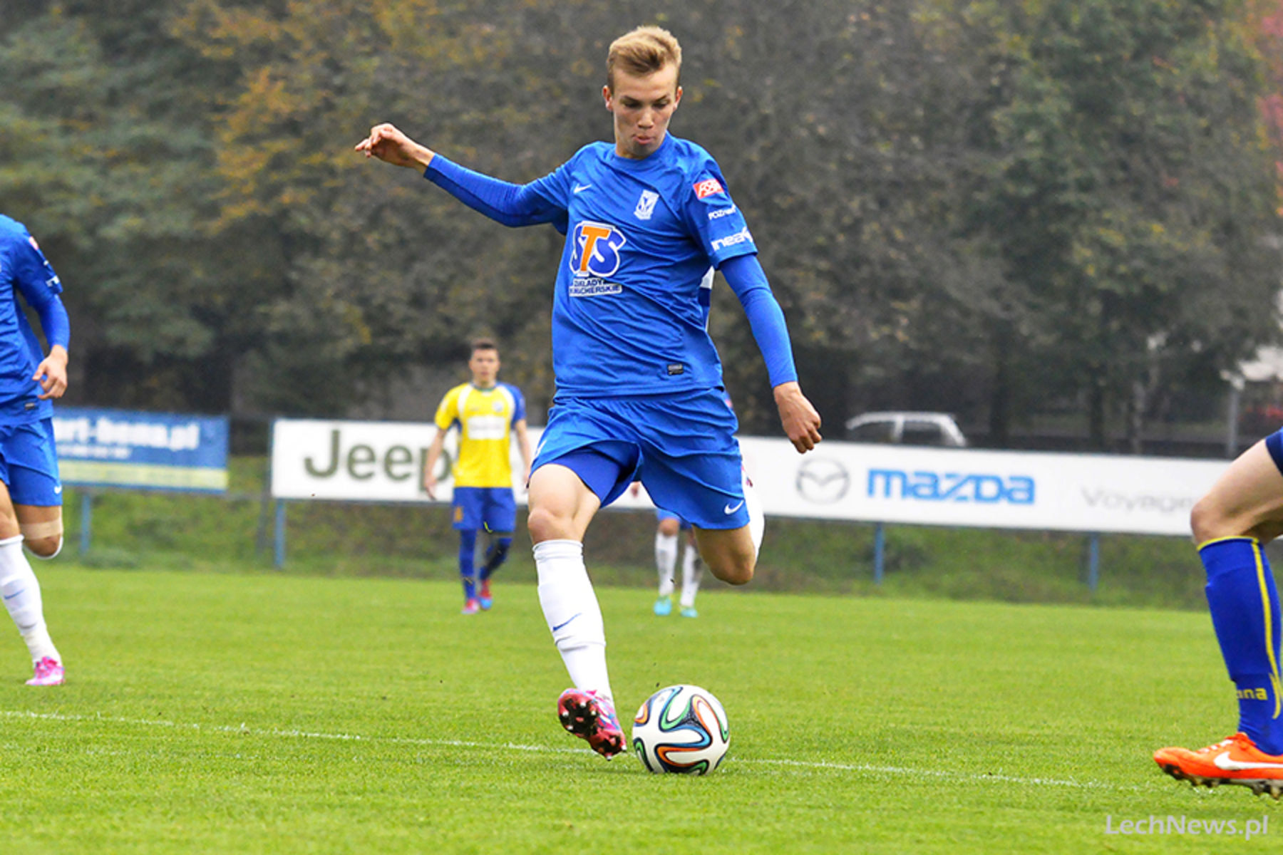 Jakub Serafin w akcji. Fot. www.lechnews.pl