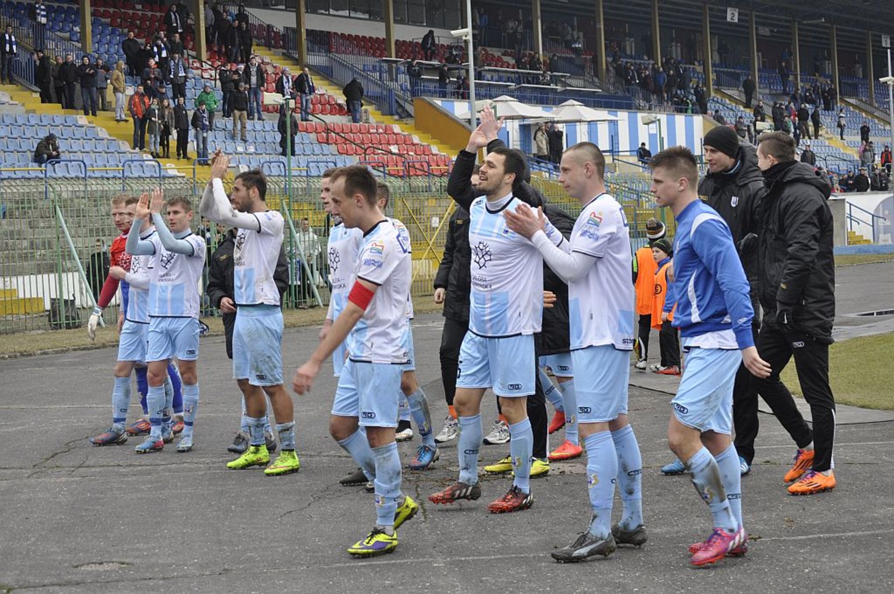 Piłkarze Stomilu Olsztyn wygrali 2:0. Fot. Emil Marecki