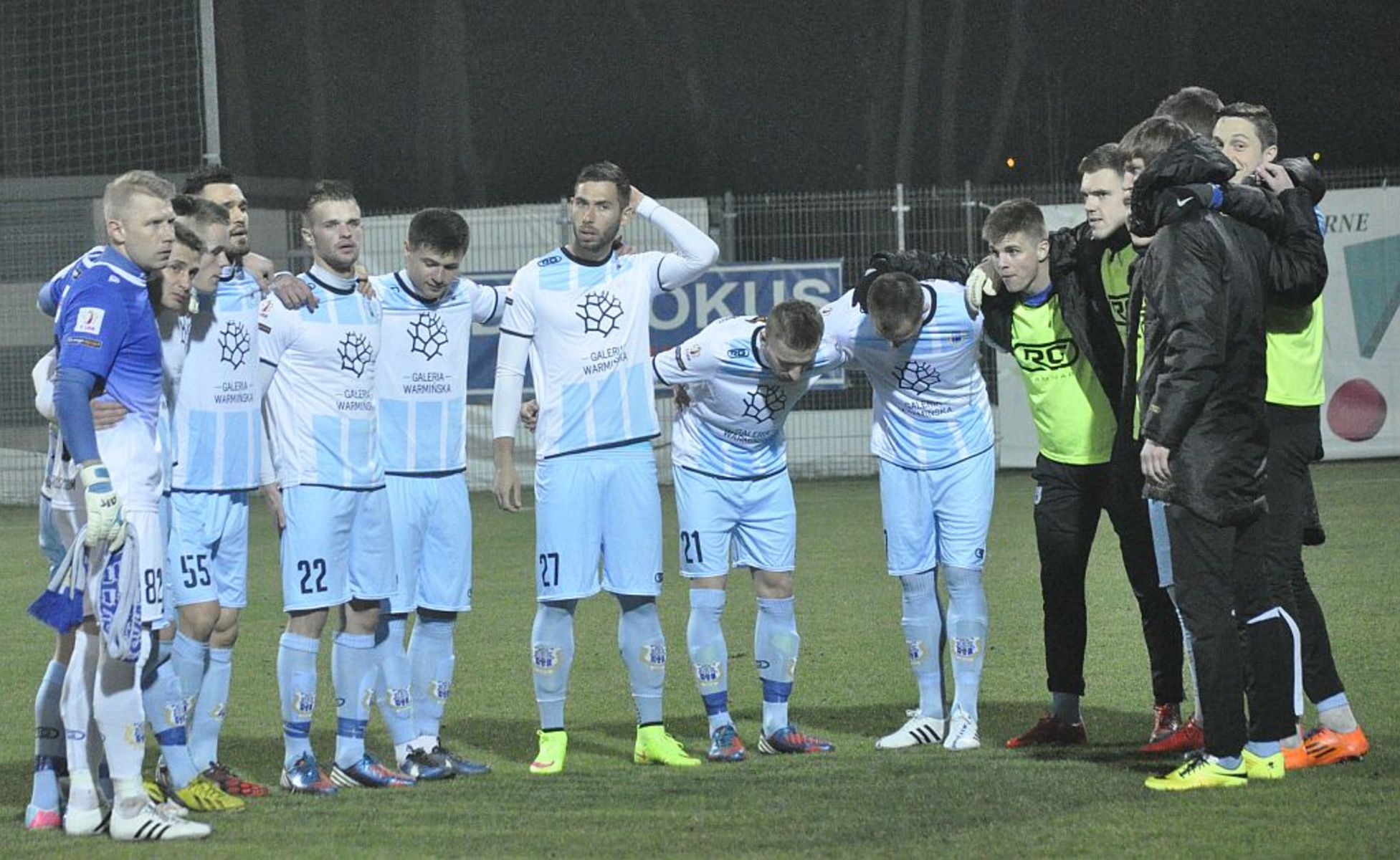 Piłkarze Stomilu Olsztyn przegrali z Widzewem Łódź. Fot. Emil Marecki