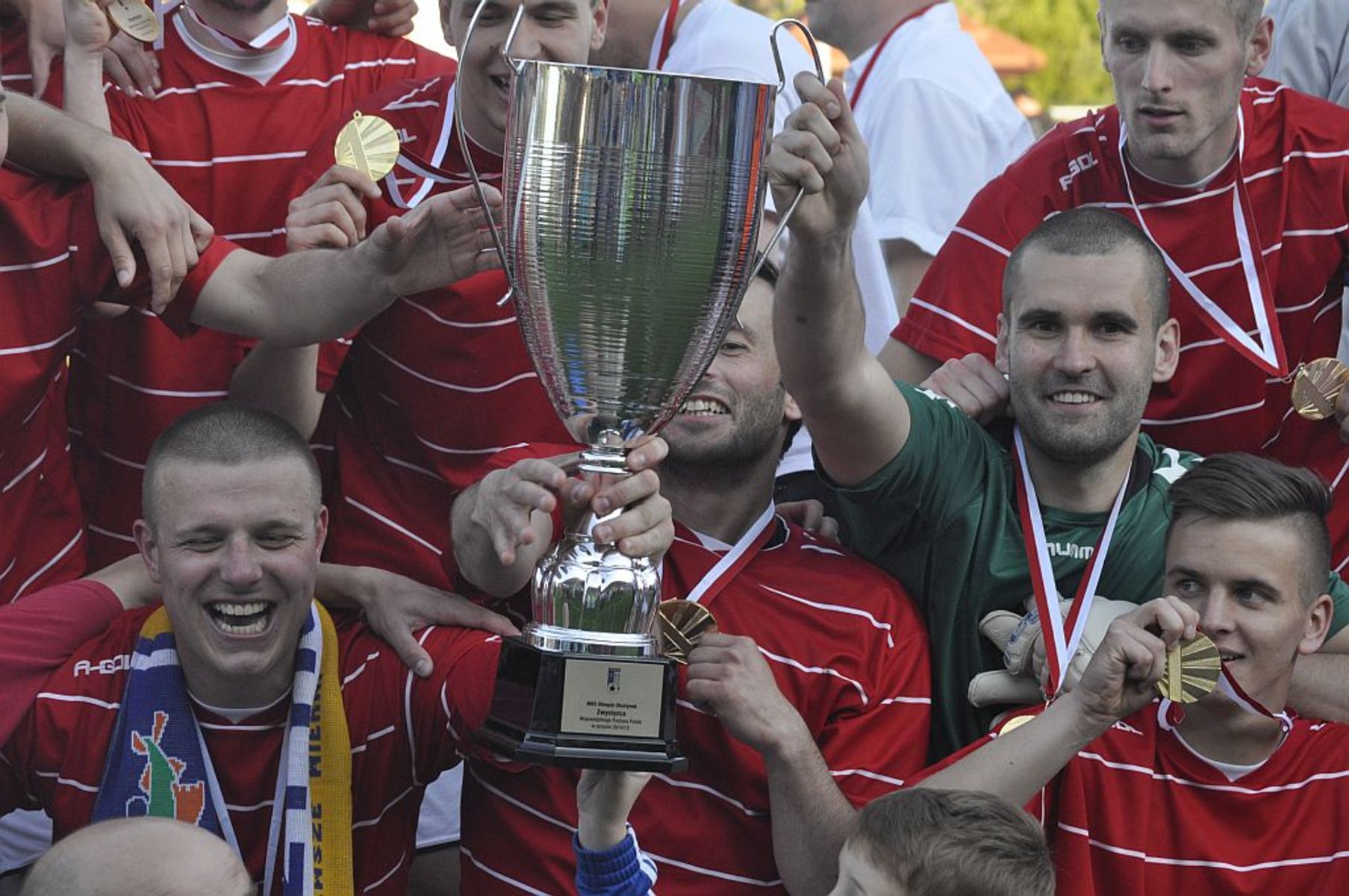 Olimpia Olsztynek zagra z Legionovią Legionowo w rundzie wstępnej Pucharu Polski. Fot. Emil Marecki