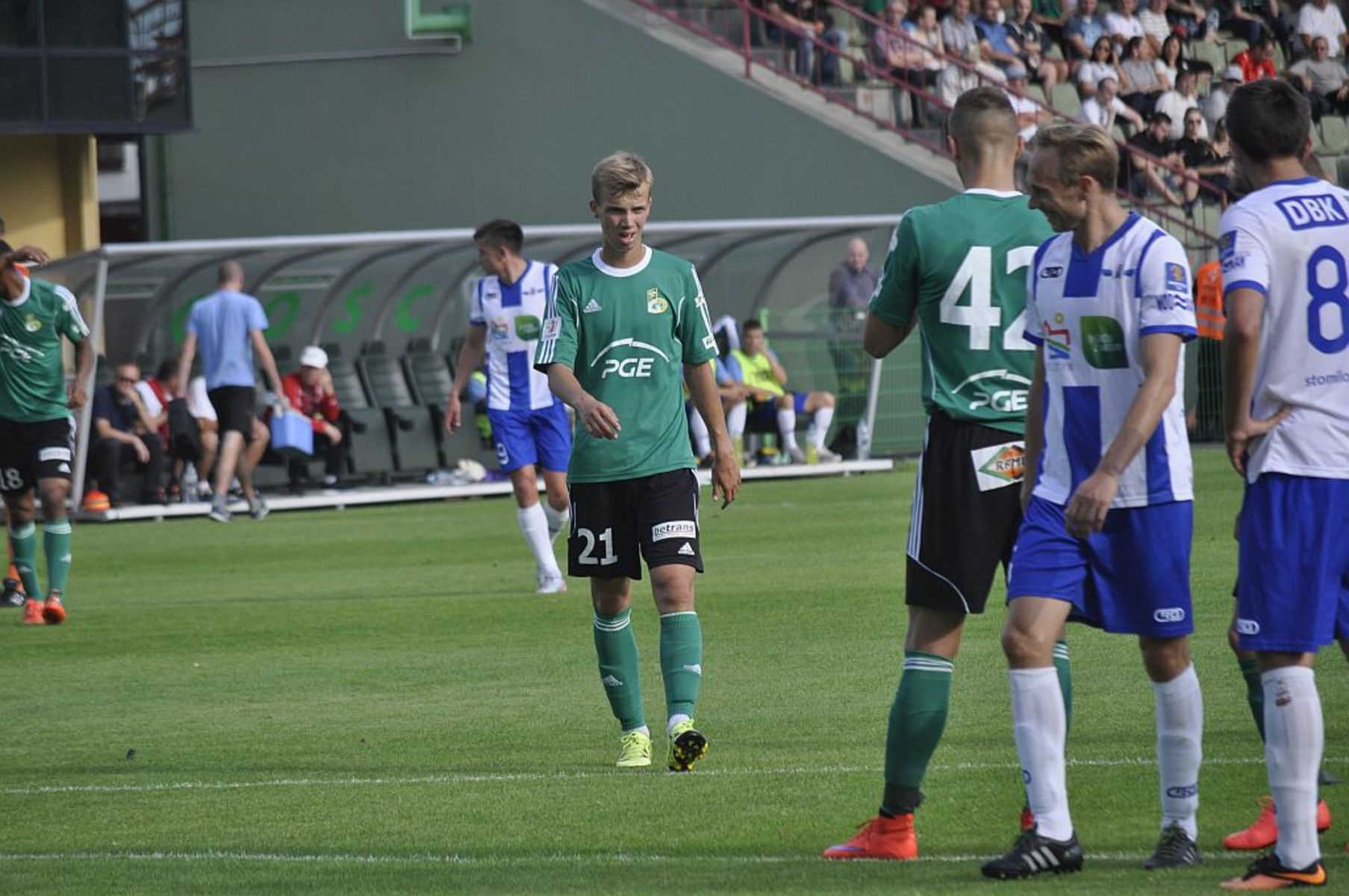 Jakub Serafin (nr 21). Fot. Emil Marecki