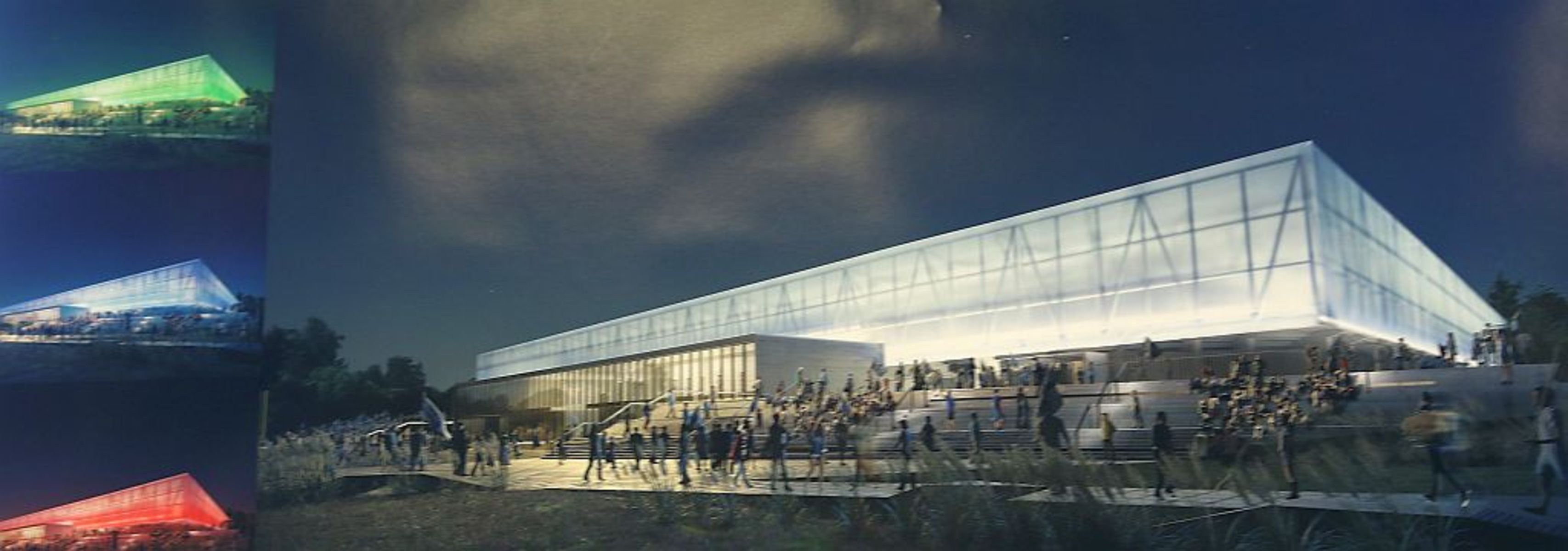 Projekt nowego stadionu w Olsztynie. Fot. Emil Marecki