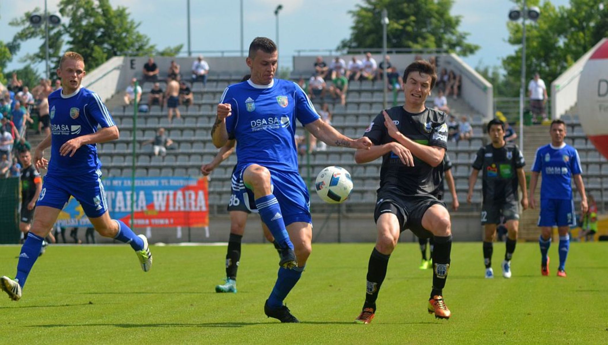 Stomil Olsztyn przegrał w Legnicy z Miedzią. Fot. Paweł Piekutowski