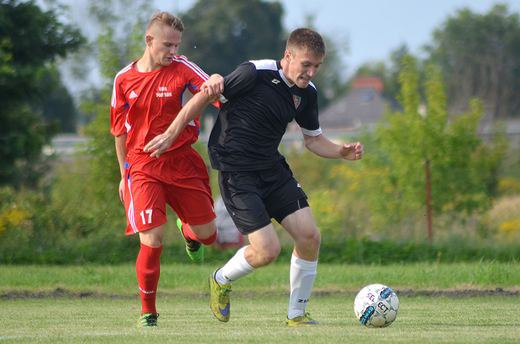 Pisa Barczewo wygrała z Czarnymi-Unią Olecko 1:0. Fot. Paweł Piekutowski