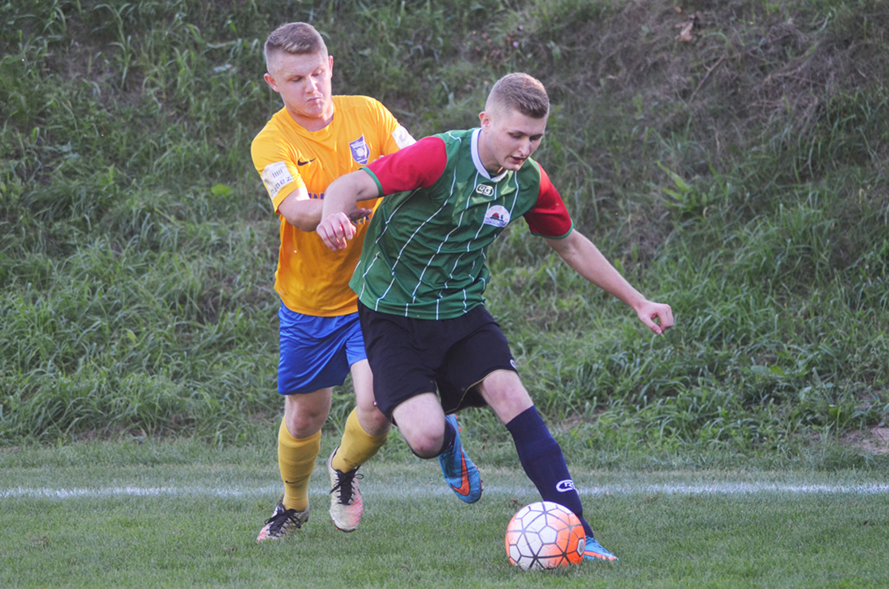 SKS Szczytno wygrał na boisku w Słupach z tamtejszą Burzą 5:1. Fot. Paweł Piekutowski