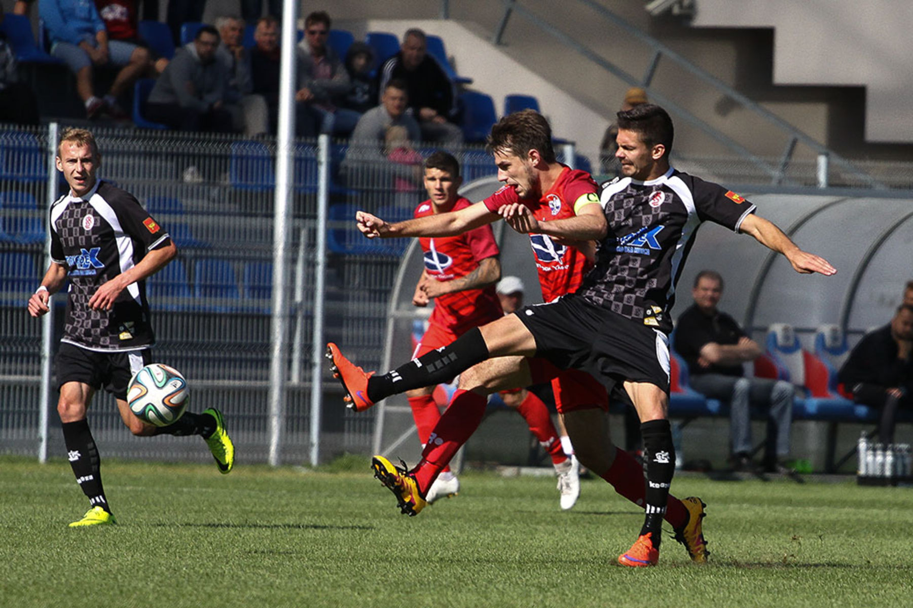 Sokół Ostróda przegrał 0:1 z ŁKS-em Łódź. Fot. Artur Szczepański