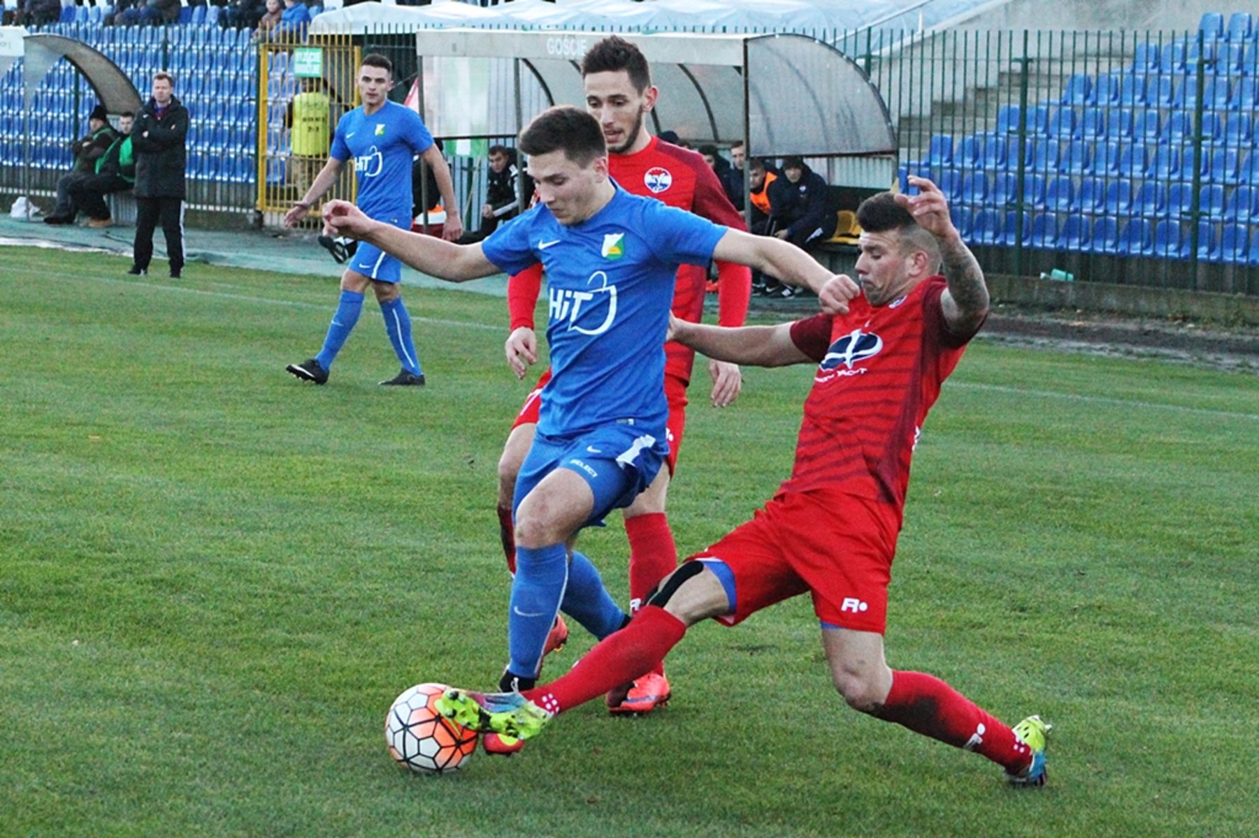 Sokół pokonał Świt Nowy Dwór Mazowiecki 1:0. Fot: mksswit.pl