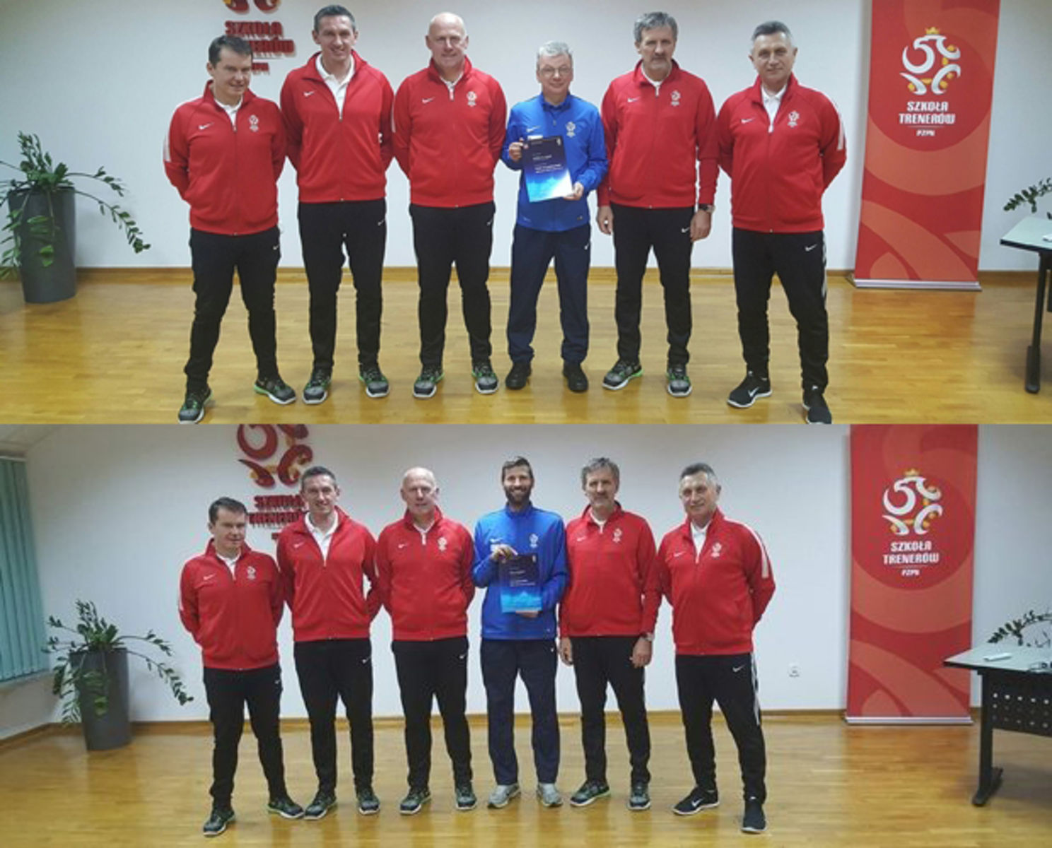 Andrzej Mierzejewski i Marcin Przybyliński mają już licencję UEFA Elite Youth A. Fot. archiwum prywatne