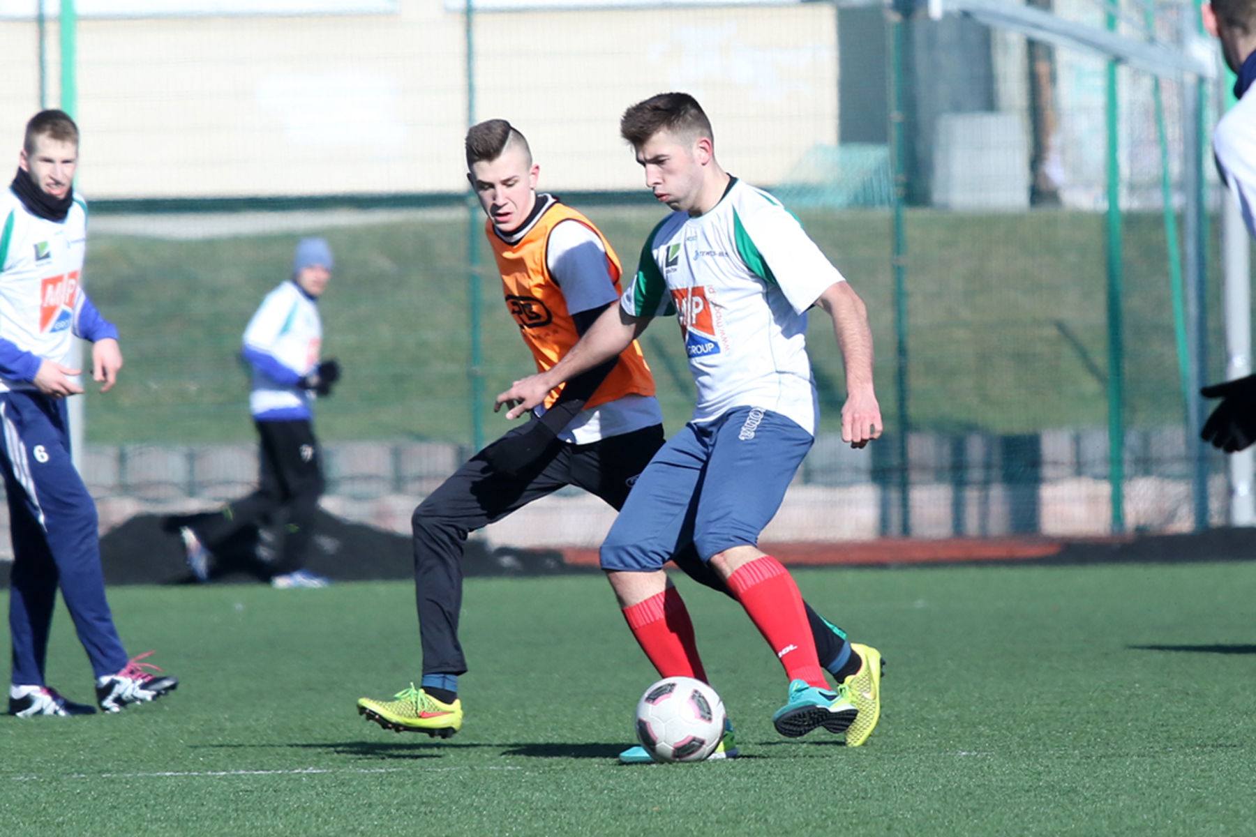 Pisa Barczewo wygrała z Warmią Olsztyn 1:0. Fot. Paweł Piekutowski