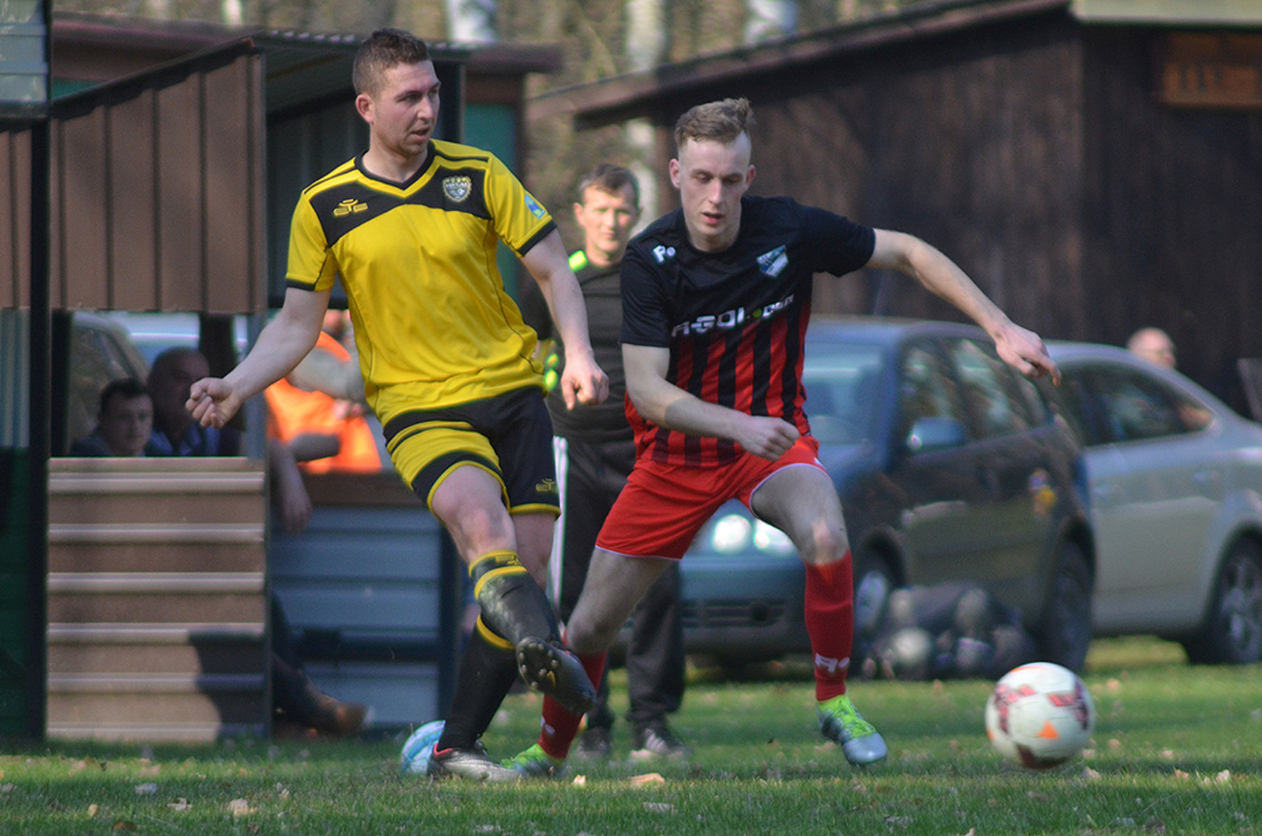 Fortuna Gągławki przegrała z Tęczą Miłomłyn 0:1. Fot. Paweł Piekutowski