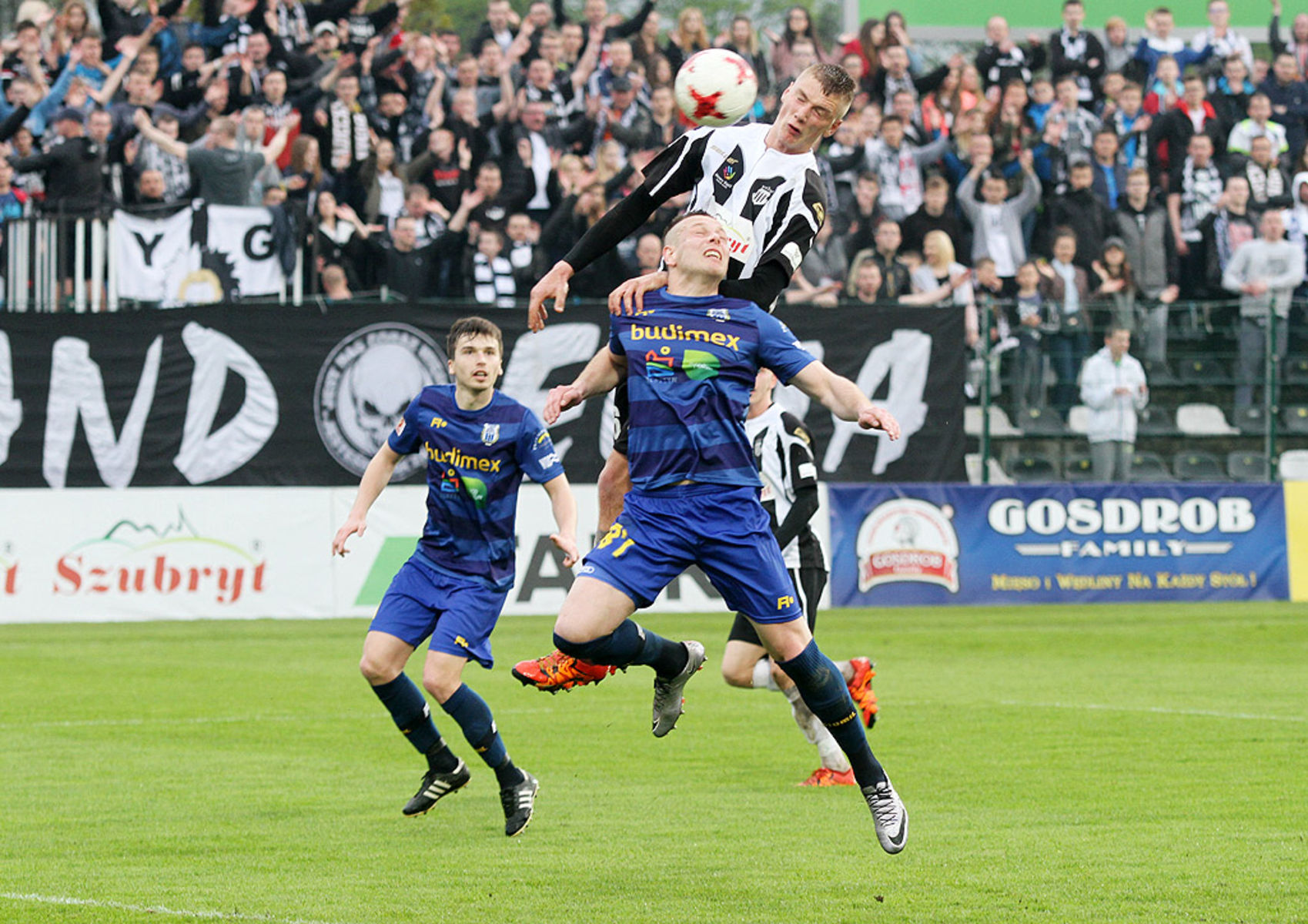 Sandecja Nowy Sącz nadal liderem I ligi. Fot. Łukasz Kozłowski