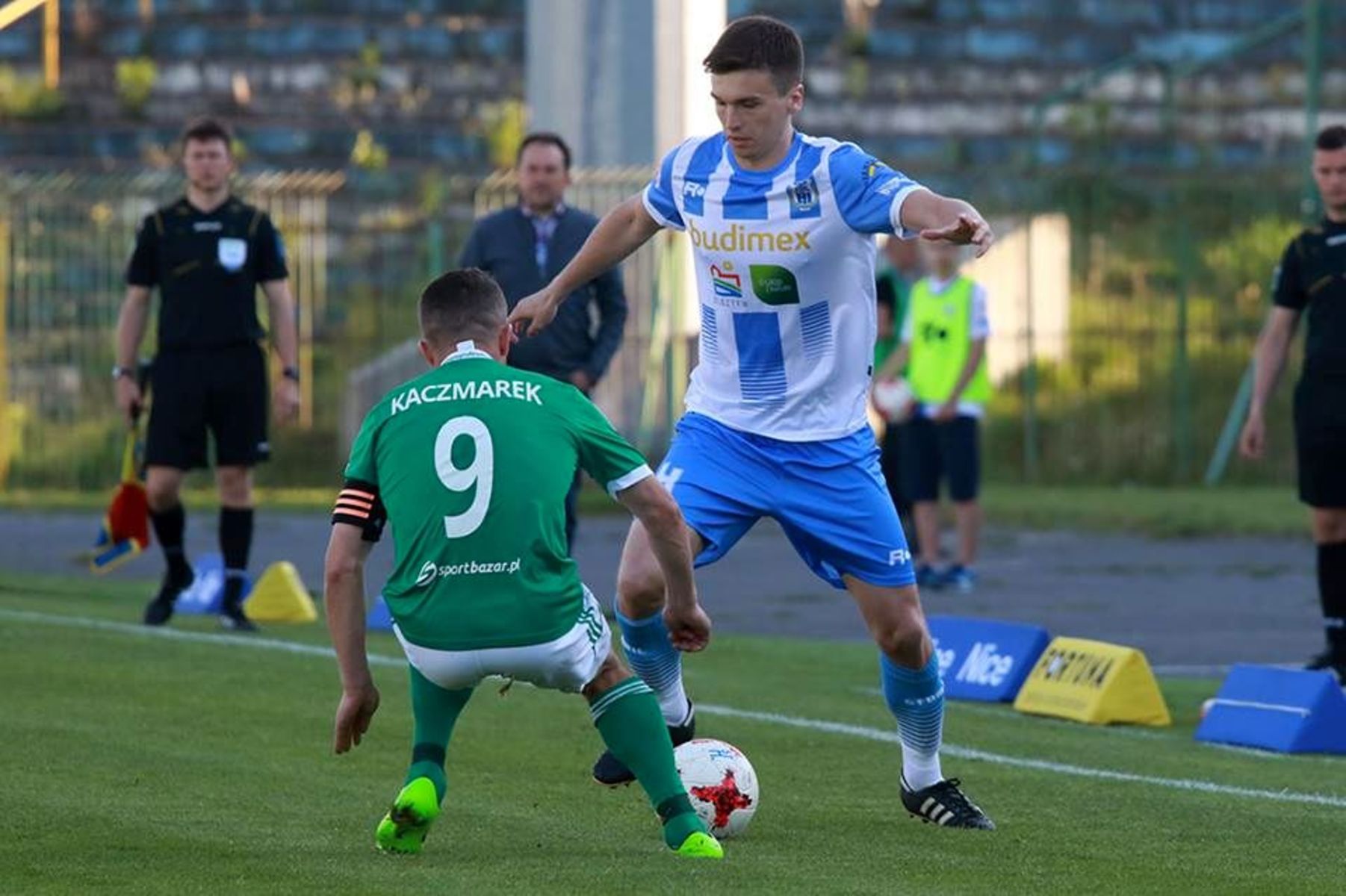 Stomil przegrał 1:3 z Olimpia Grudziądz. Fot. Paweł Piekutowski