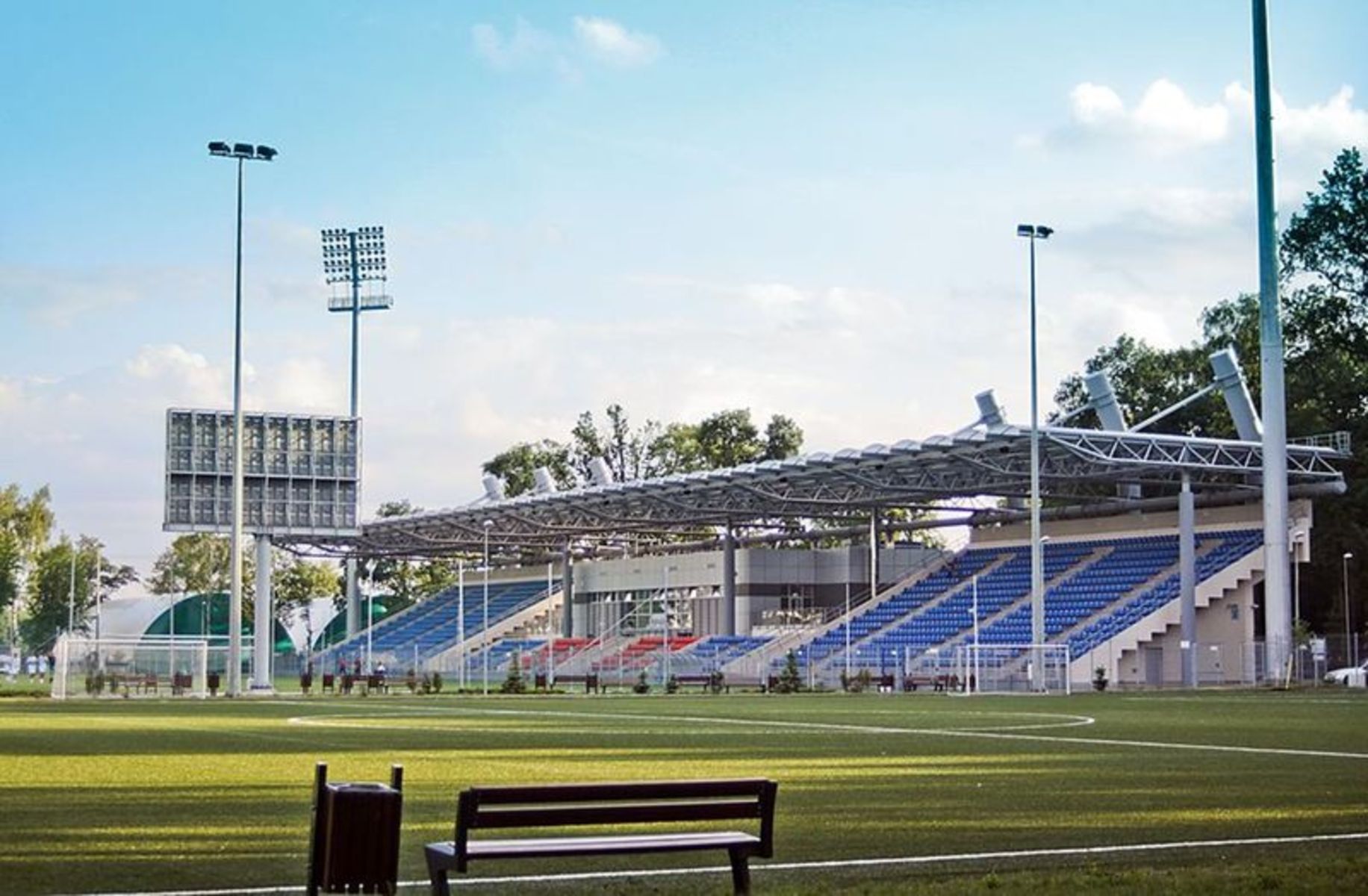 Stadion w Ostródzie. Fot. Artur Szczepański