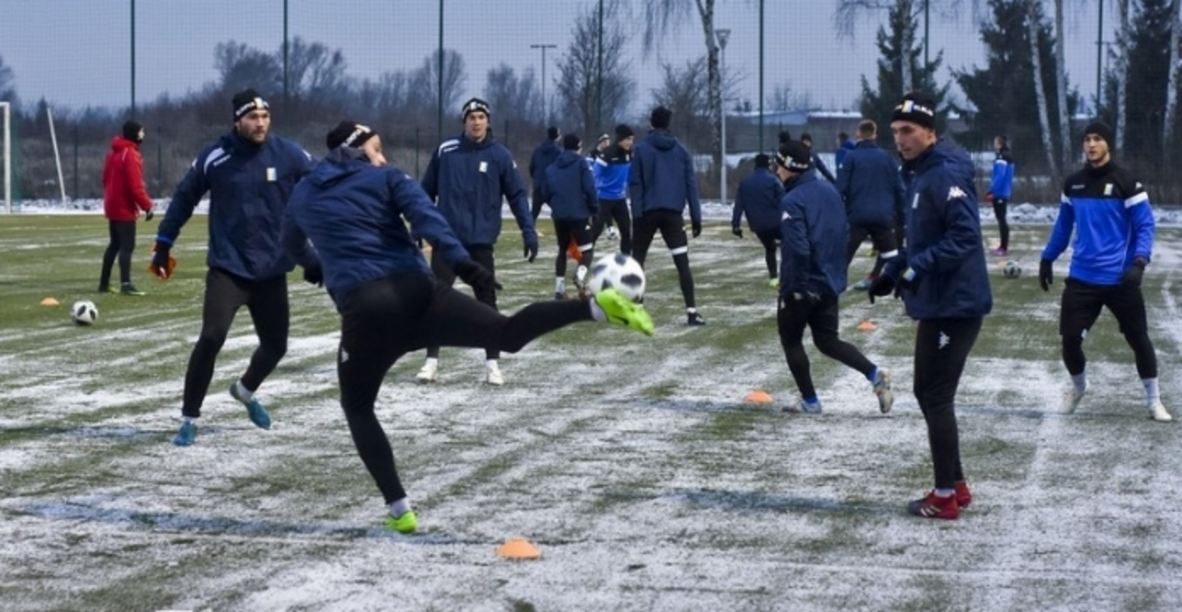 Olimpia Elbląg szykuje się do rundy wiosennej II ligi. Fot. olimpia.elblag.com.pl