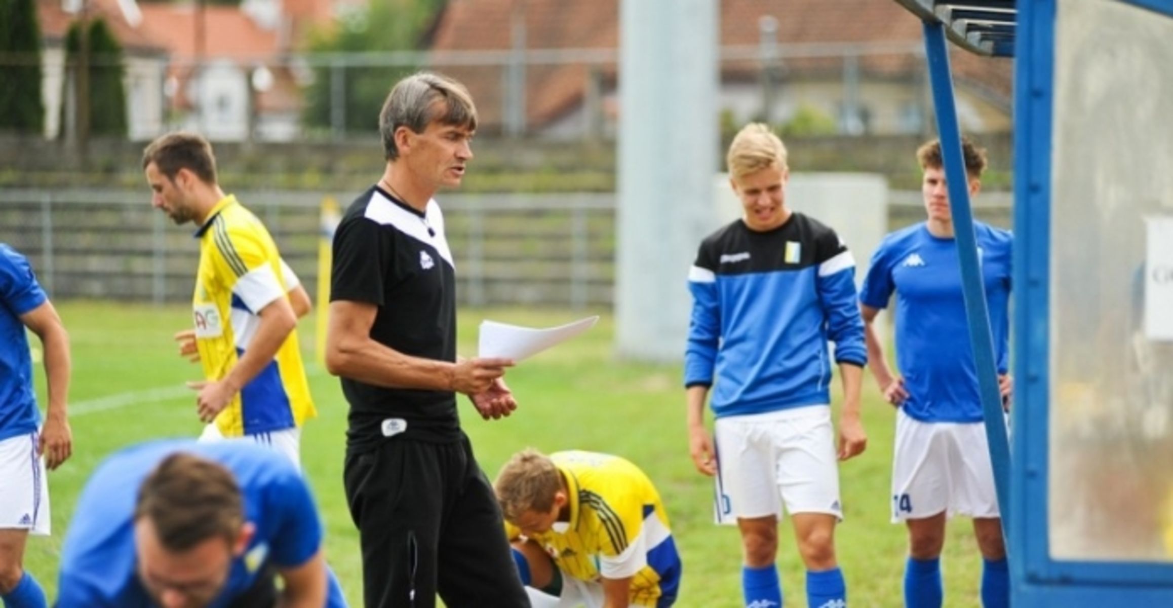 Adam Nocoń, trener Olimpii Elbląg. Fot. olimpia.elblag.com.pl