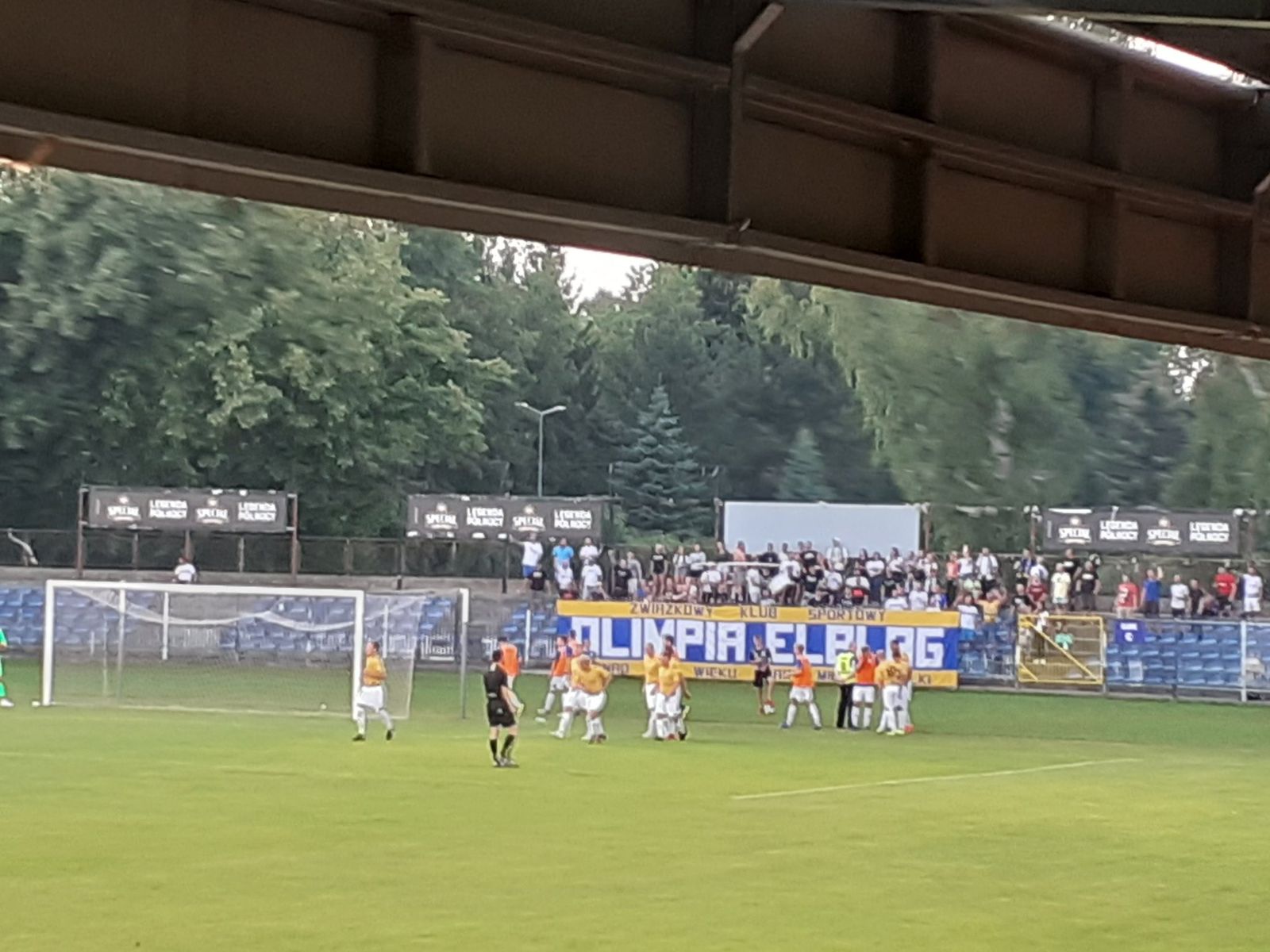 Olimpia Elbląg pierwszym liderem II ligi. Fot. Michał Libuda