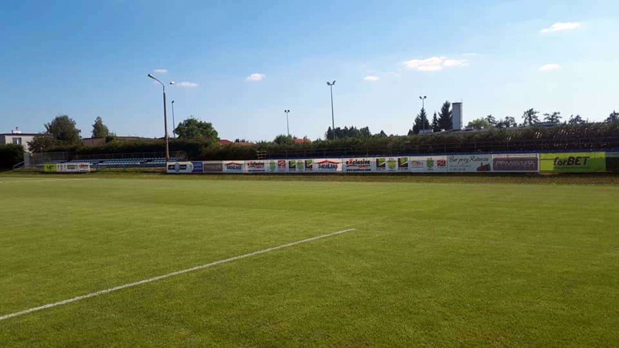 Stadion w Barczewie. Fot. facebook.com/pg/gkspisabarczewo