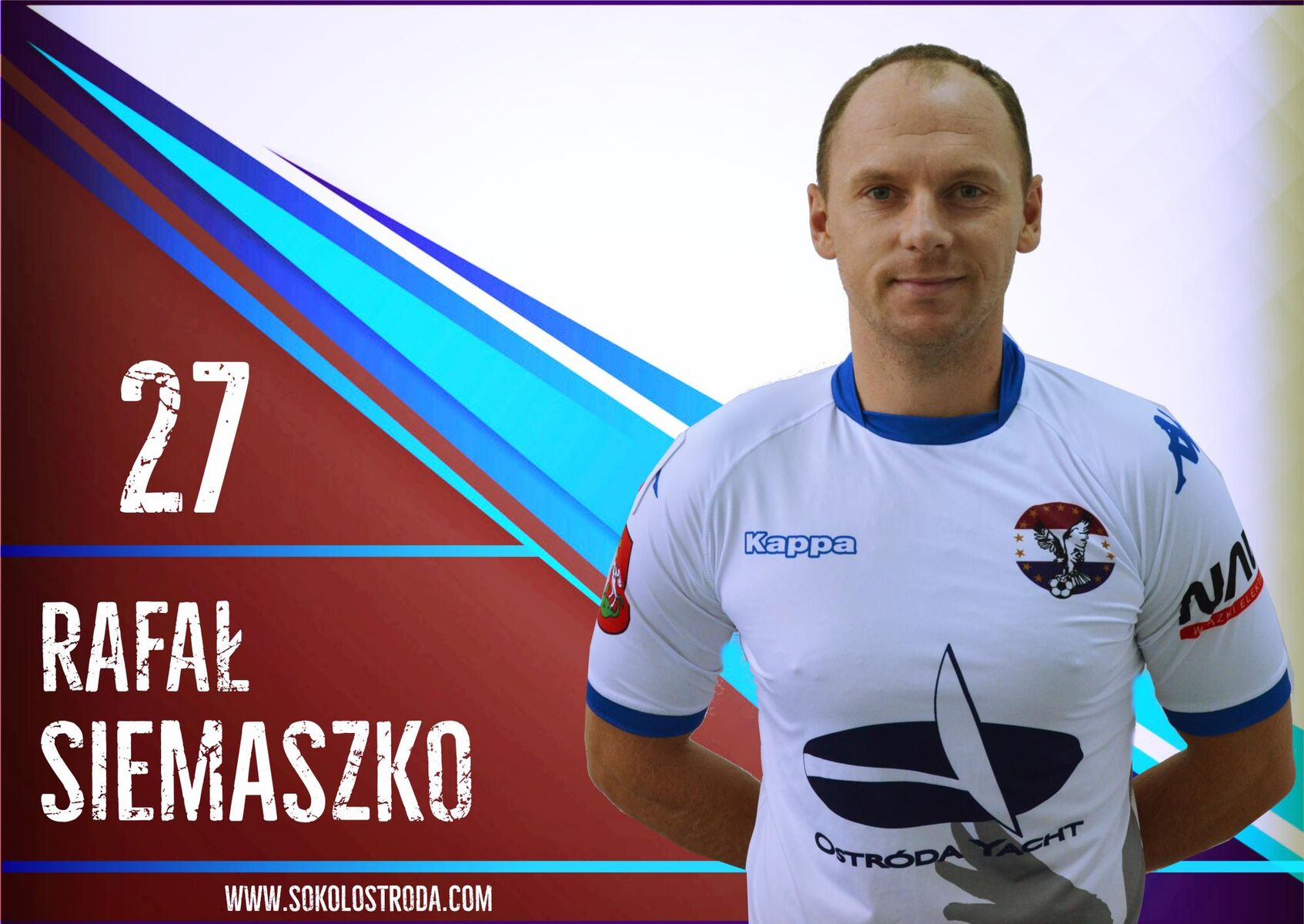 Rafał Siemaszko. Fot. sokolostroda.com