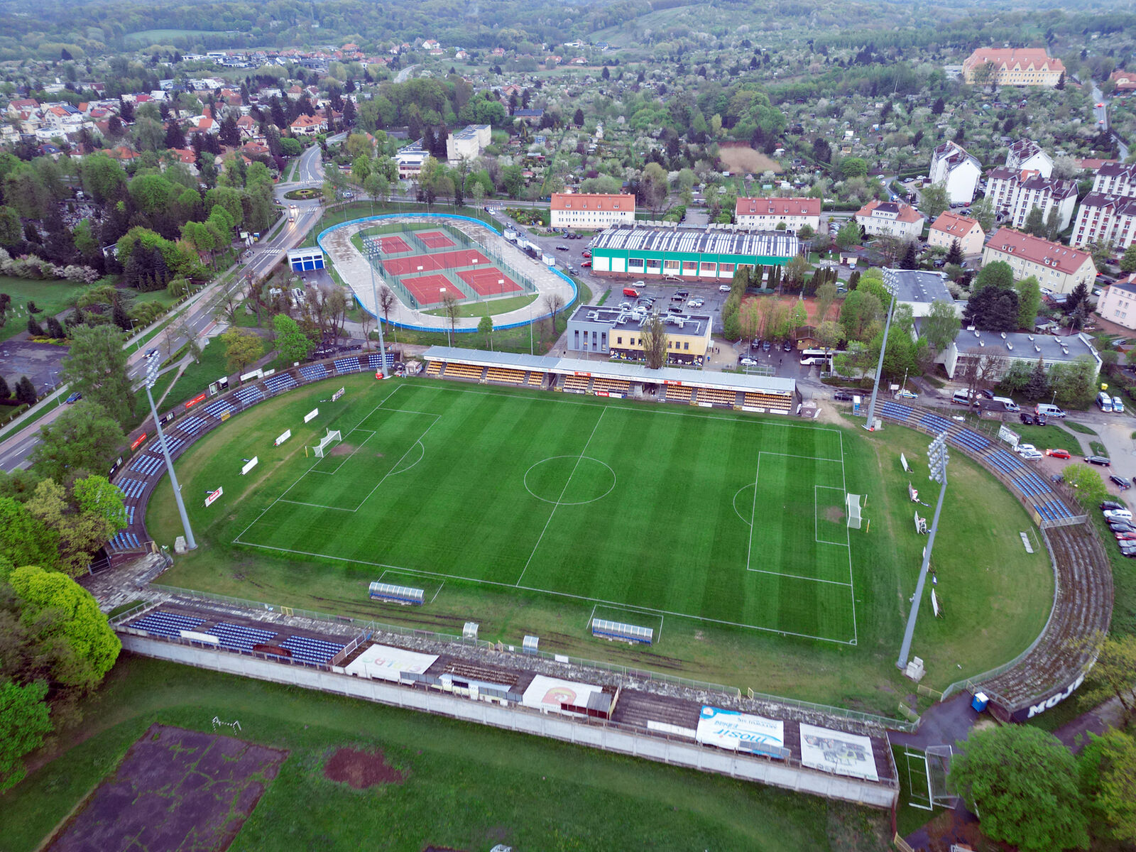 Stadion Olimpii Elbląg. Fot. Łukasz Kozłowski